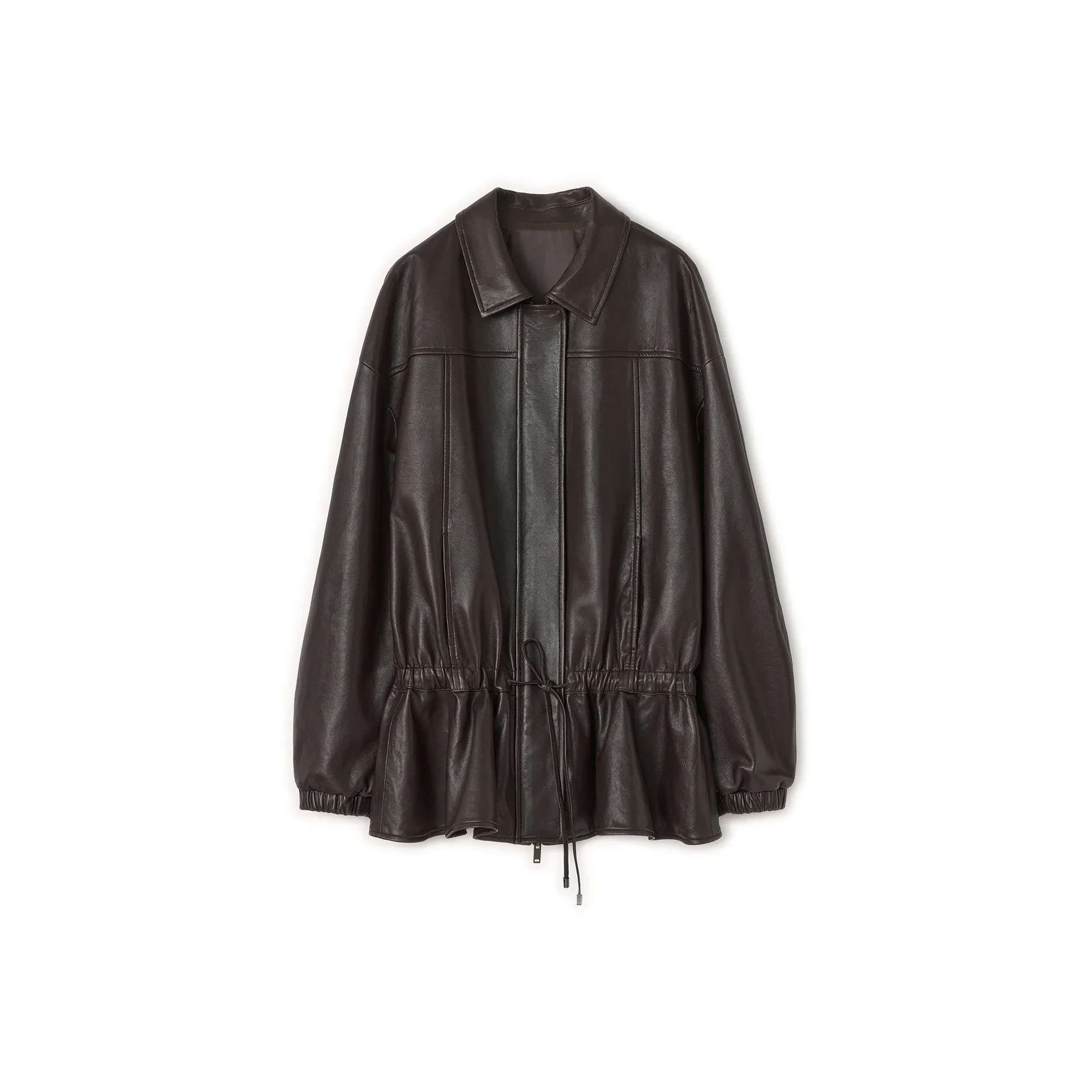 LETTRANS Темно-коричневые женские кожаные куртки