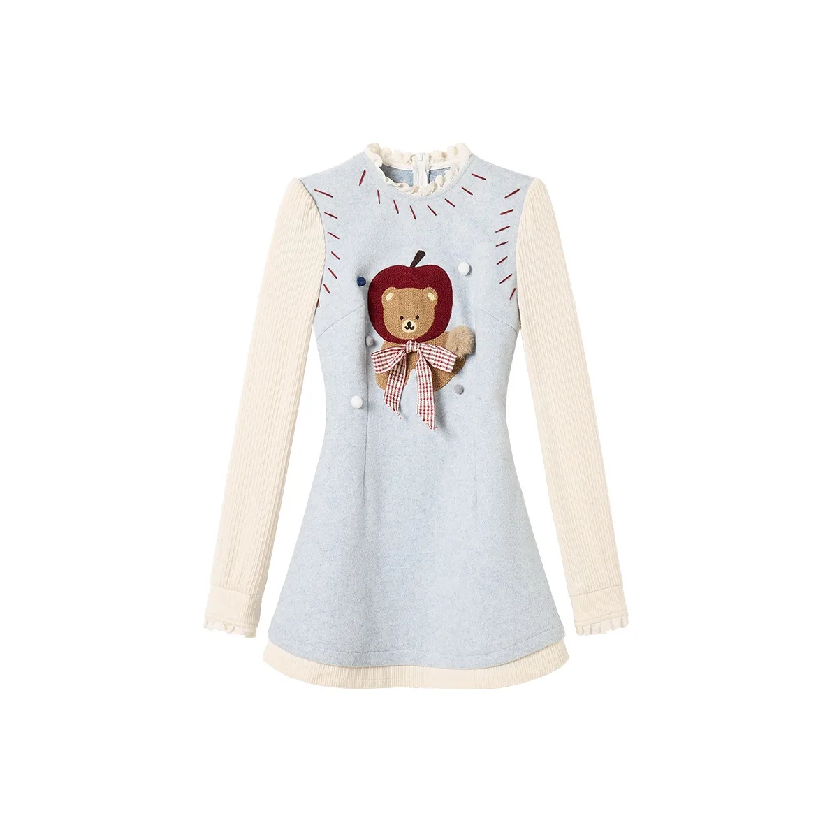 FABRIC PIG Длинное платье с длинными рукавами женское