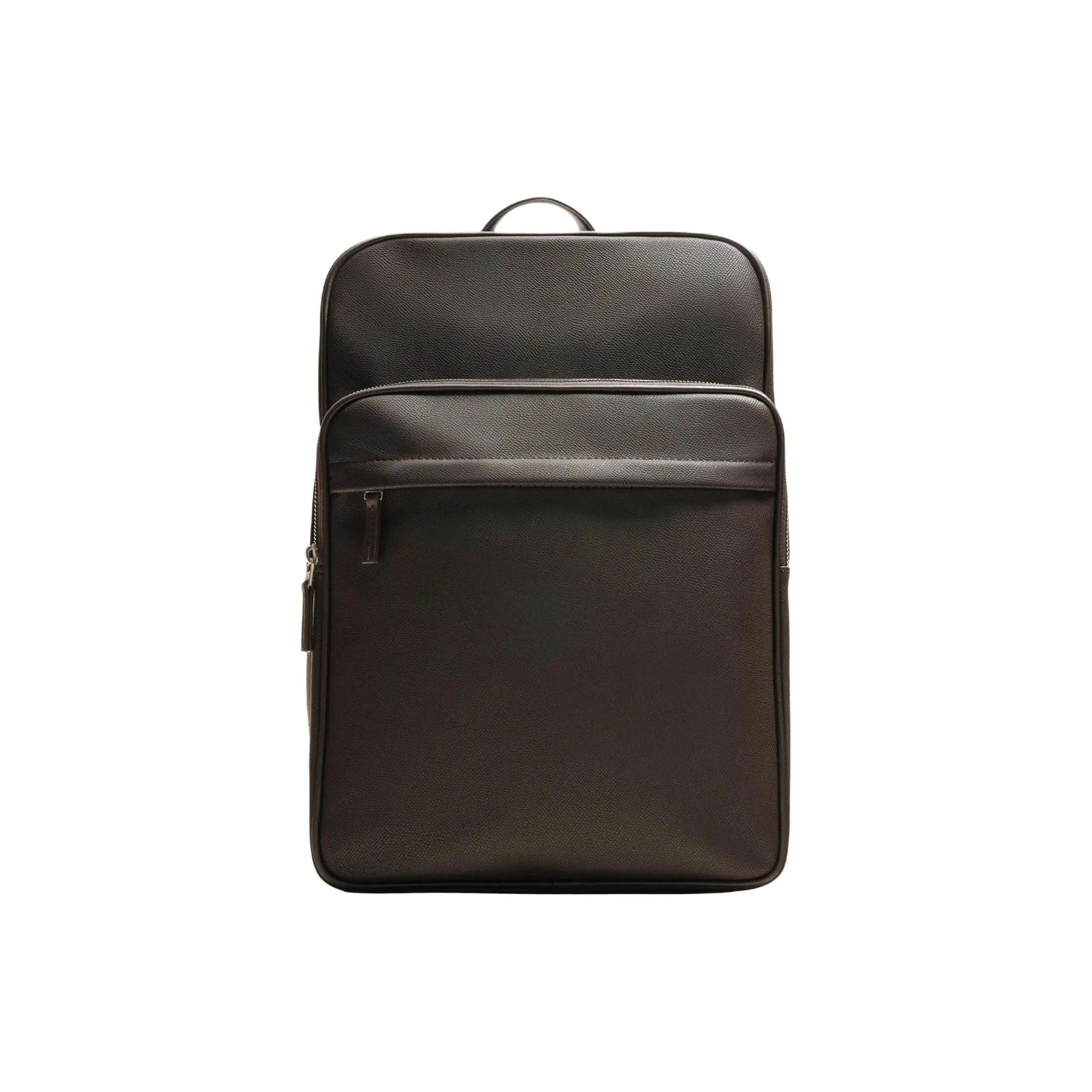 ZARA ПУ (полиуретан) Рюкзак Стандартный Мужской Коричневый