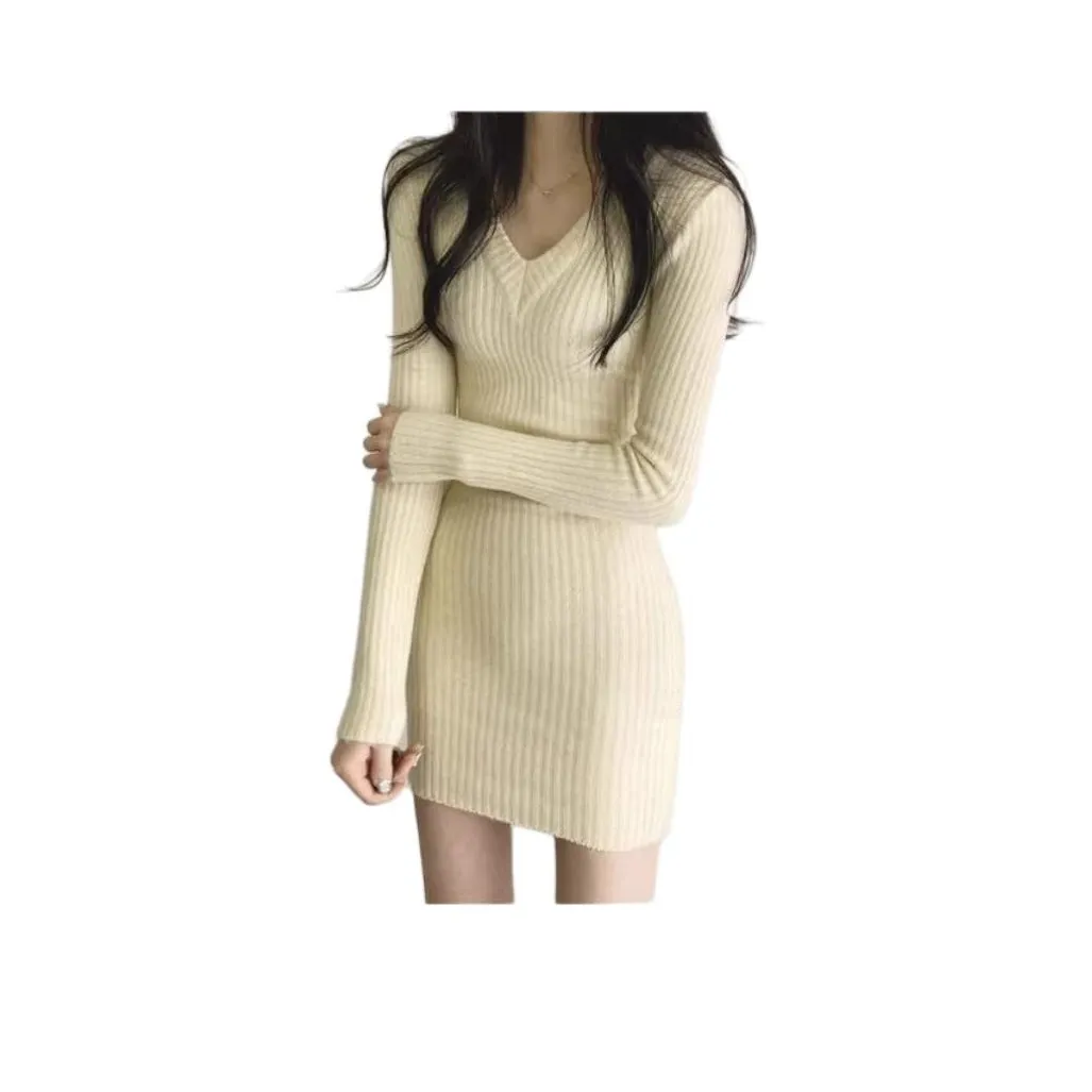 VINMUK Длинное платье с длинными рукавами женское