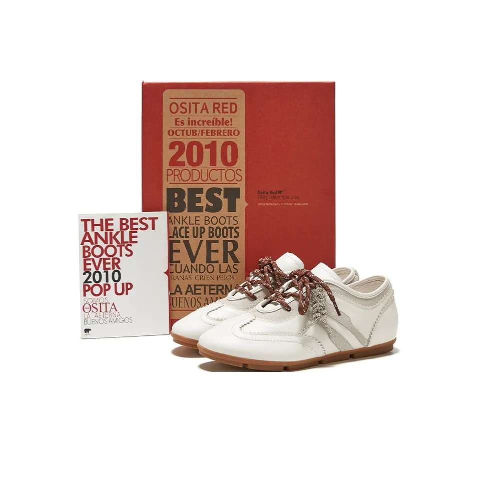 OSITA RED Износостойкий Легкий Дышащий и Противоскользящий. Низкий топ Немецкие армейские кроссовки 4CM Женские