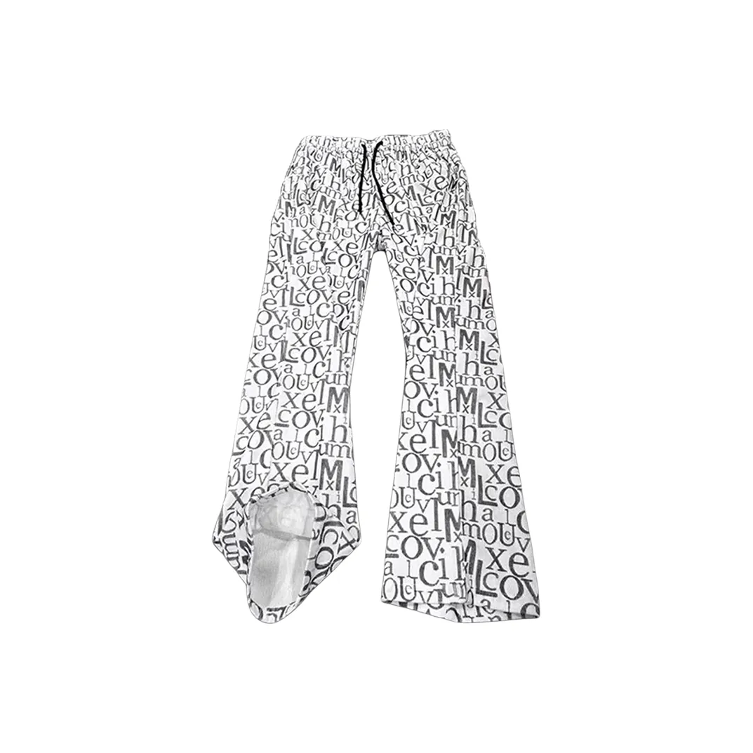 PWUE Унисекс Вязаные Спортивные Штаны