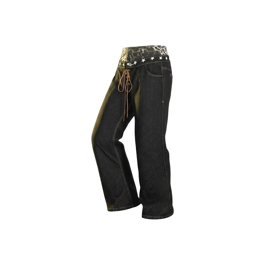 MARTHENAUT Черные Унисекс Джинсы