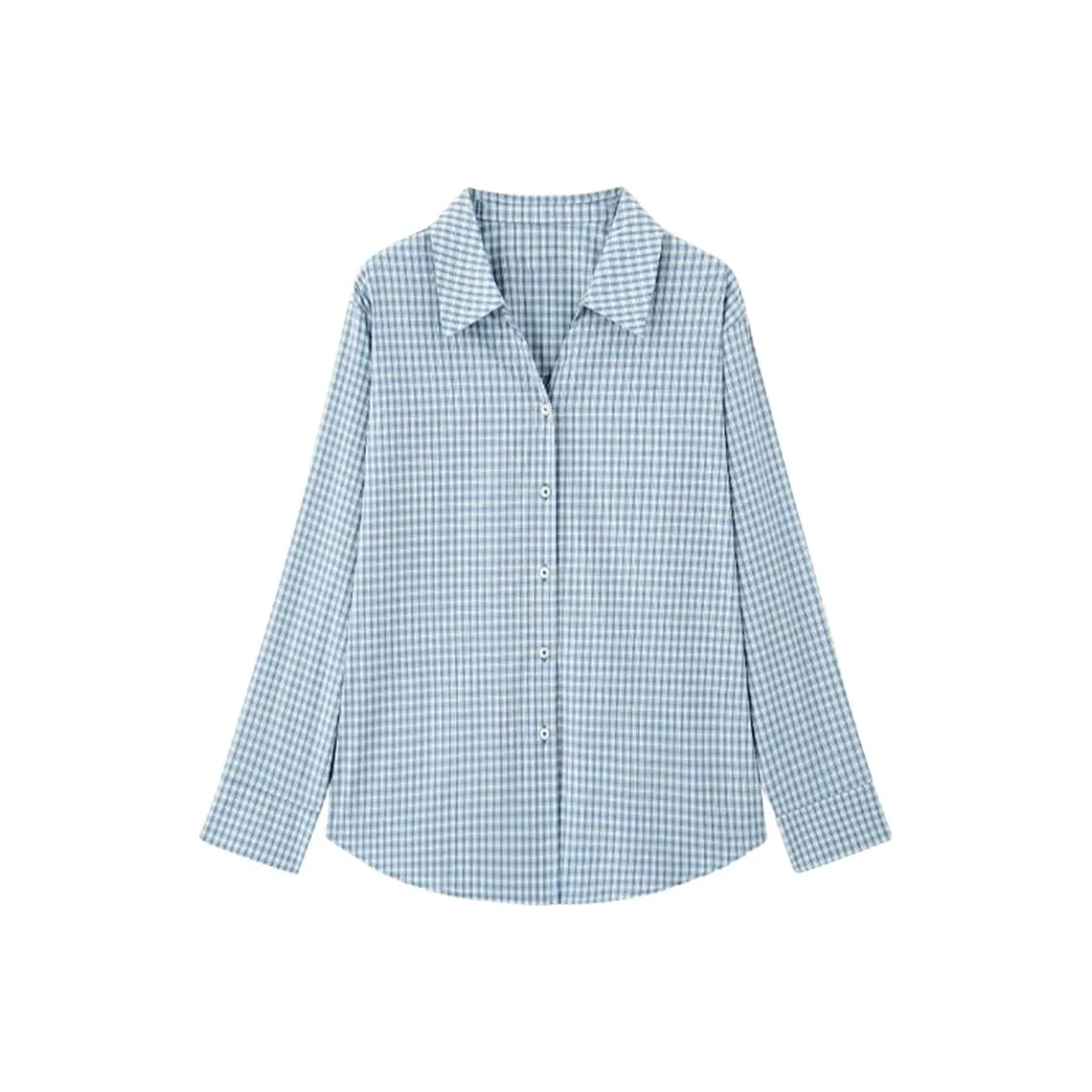 JOPPTI Винтажный синий Женская рубашка