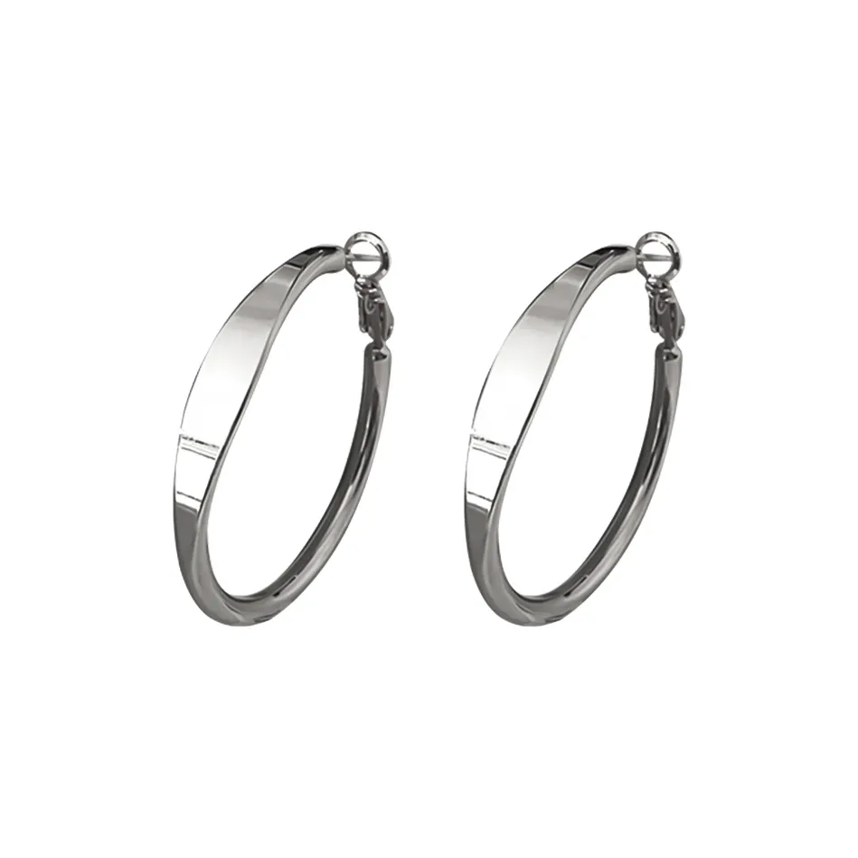 WAW Серьги с золотым покрытием из меди женские