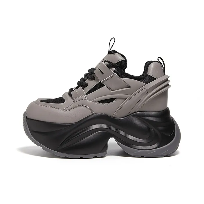 ST SAT Устойчивые к истиранию низкие топовые кроссовки с толстой подошвой женские