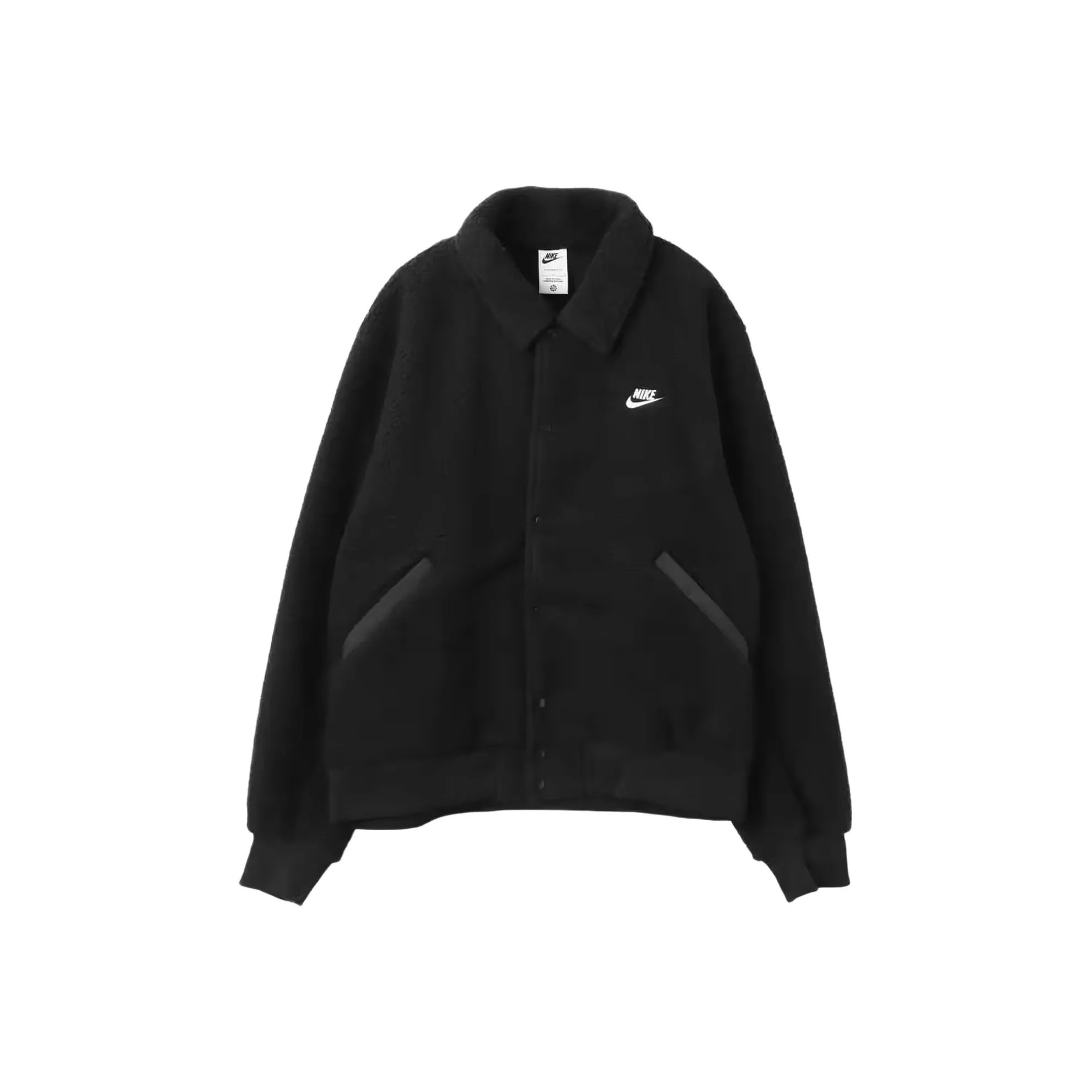 nike Клуб FW25 Шерпа Coaches Therma Форма Бархат Feel Пальто Унисекс