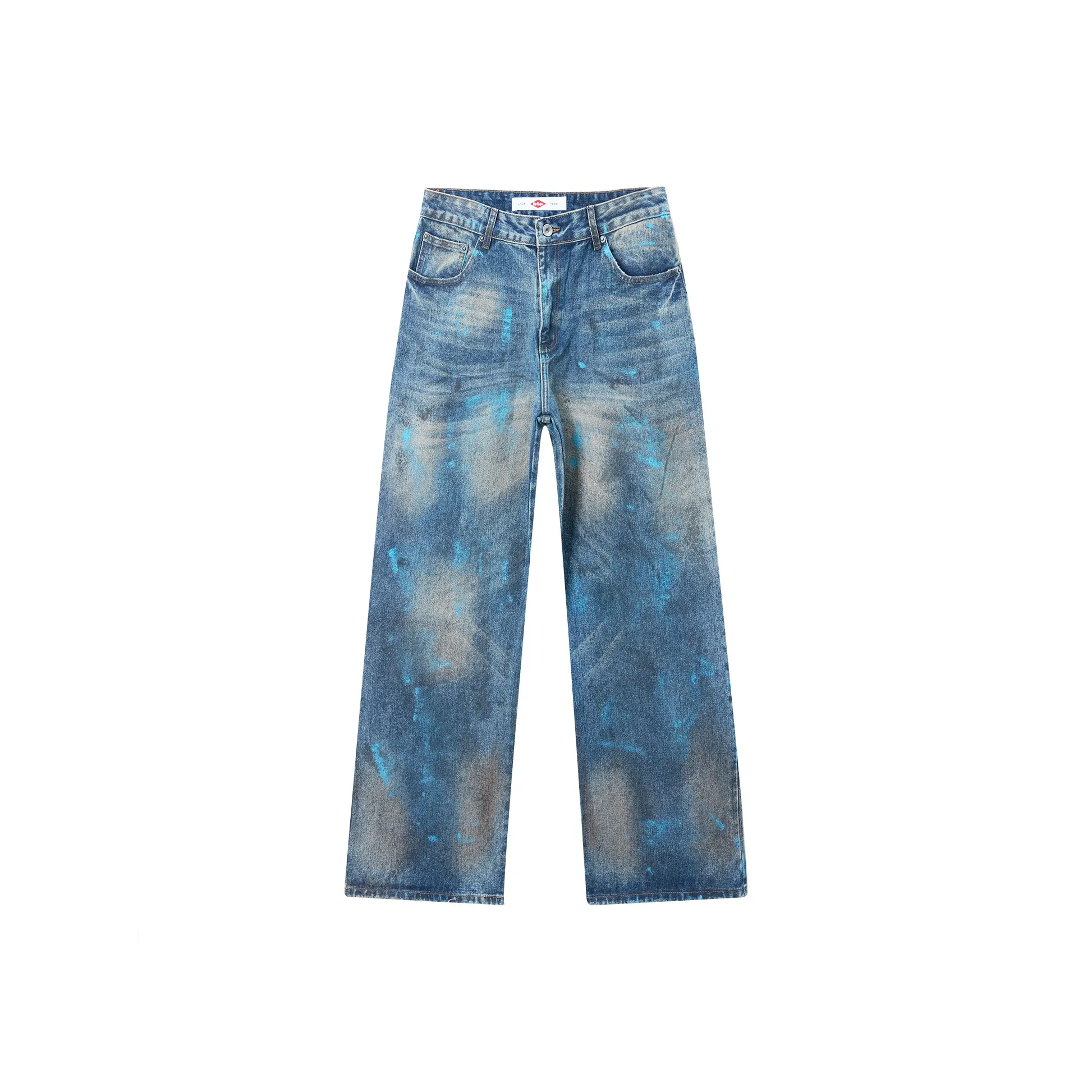 Lee Cooper Осенние и Зимние Джинсы Мужские AUTUMN Frost Синий