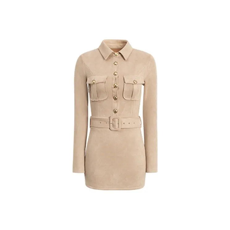 HUINIAN Длинное платье с длинными рукавами женское