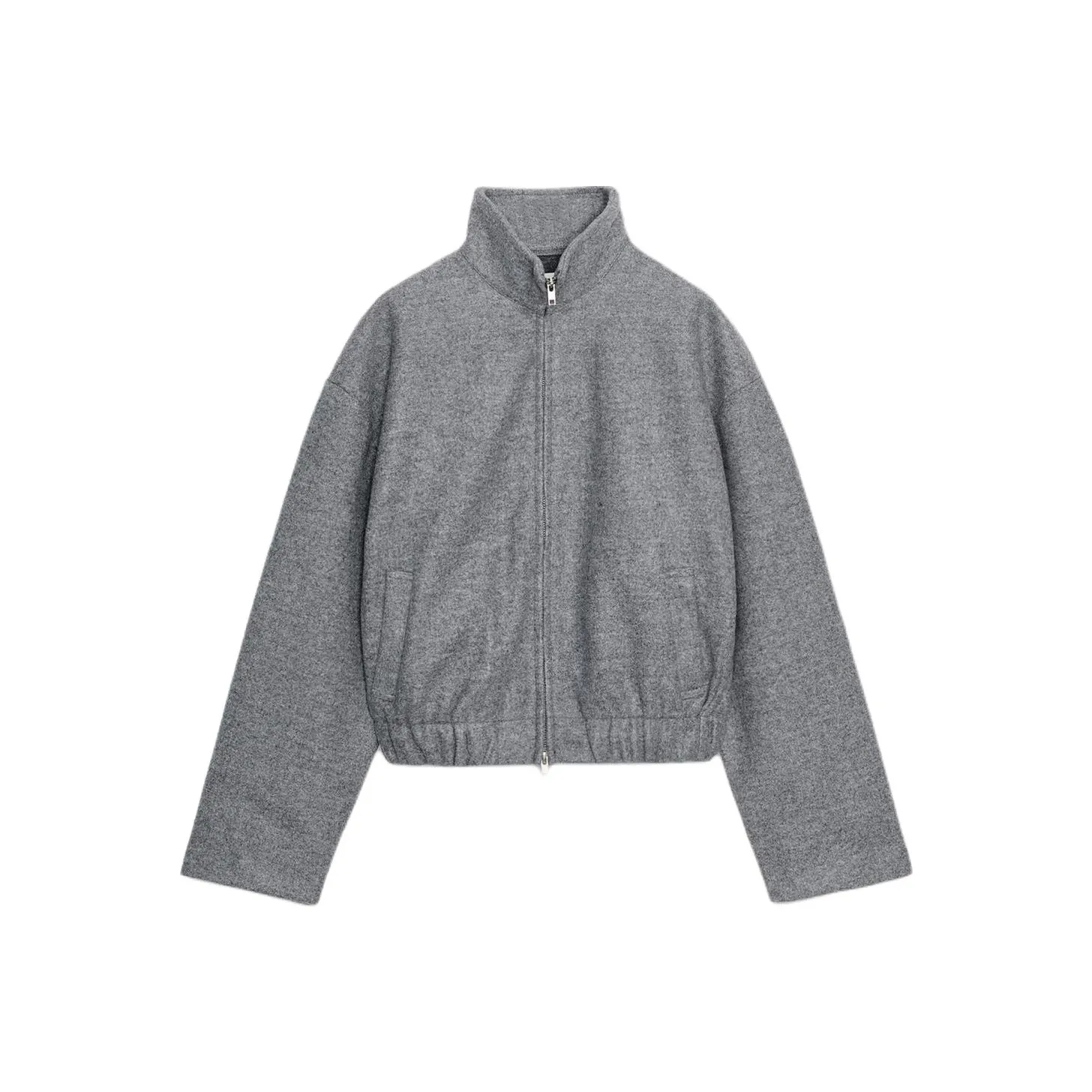 ZARA Светло-серые Женские Куртки