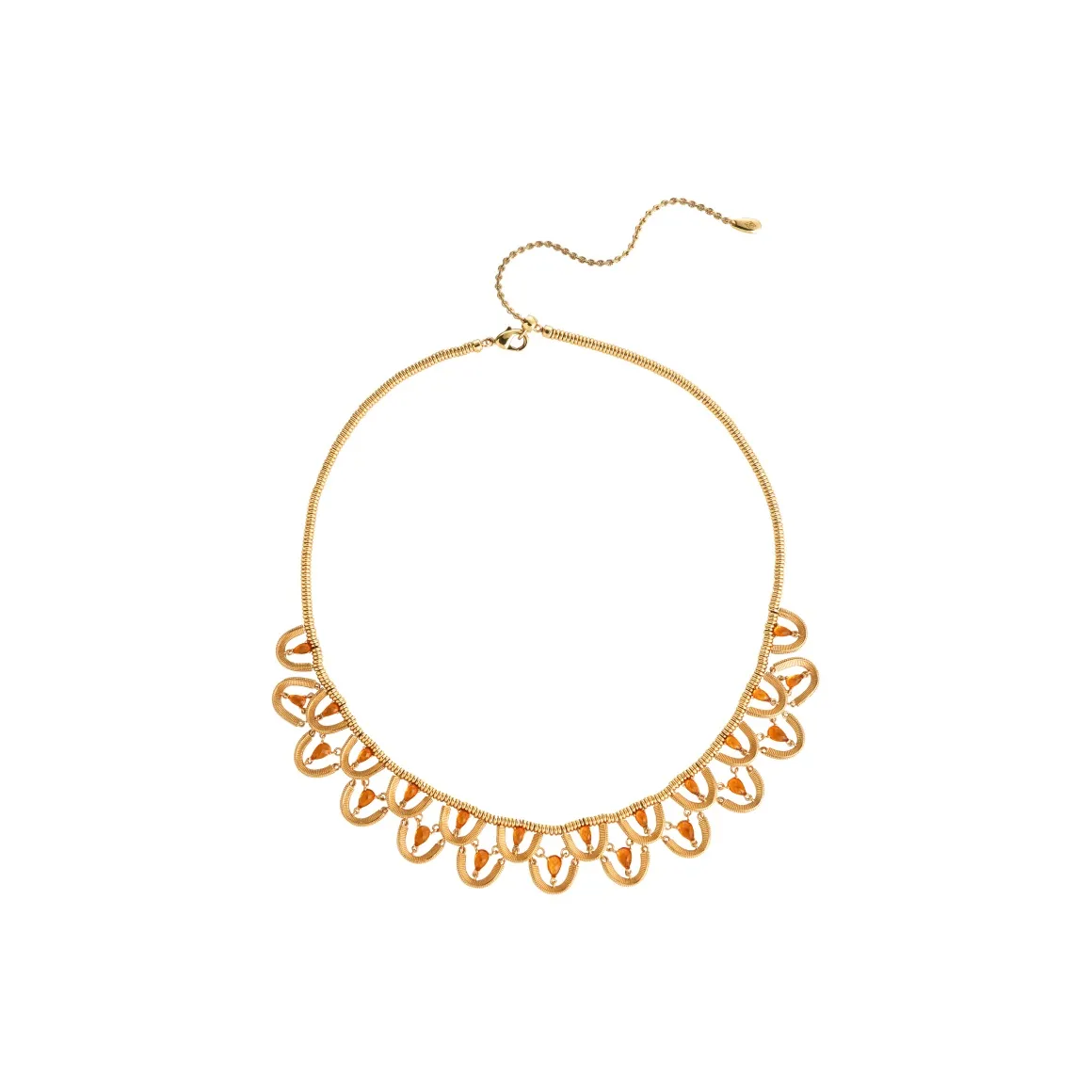 Retro Chic Brass Gold Plated Инкрустированный Цветная глазурь Подсолнух Ожерелье Женские