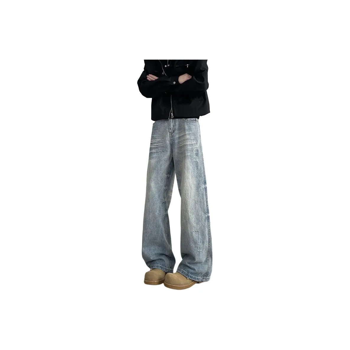 REBIRTHRABBIT Glacier Blue Men's Jeans