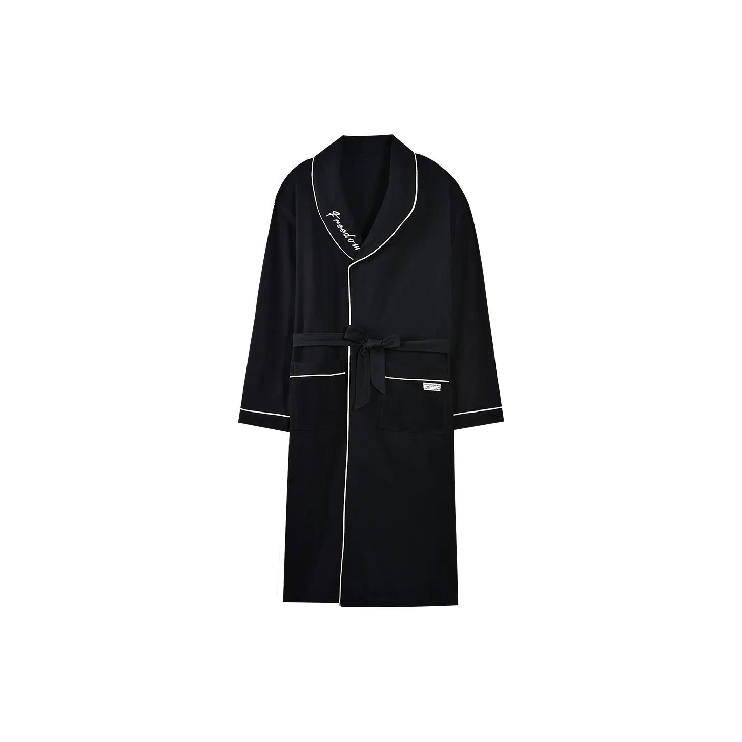 Gongdie Черный Мужской Халат для ванной