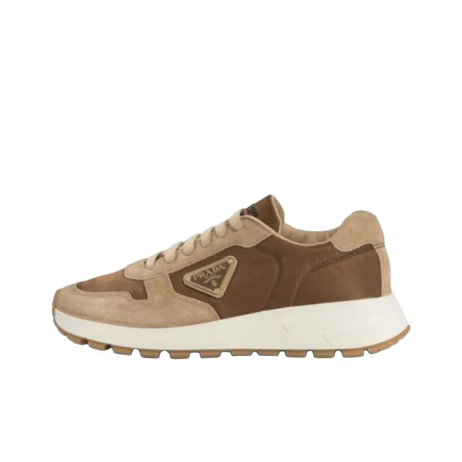 PRADA Casual Shoes Men Low-Top Brown