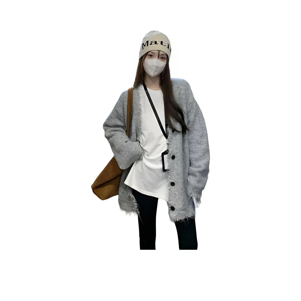 ZCDECO Светло-серый Женский Трикотаж