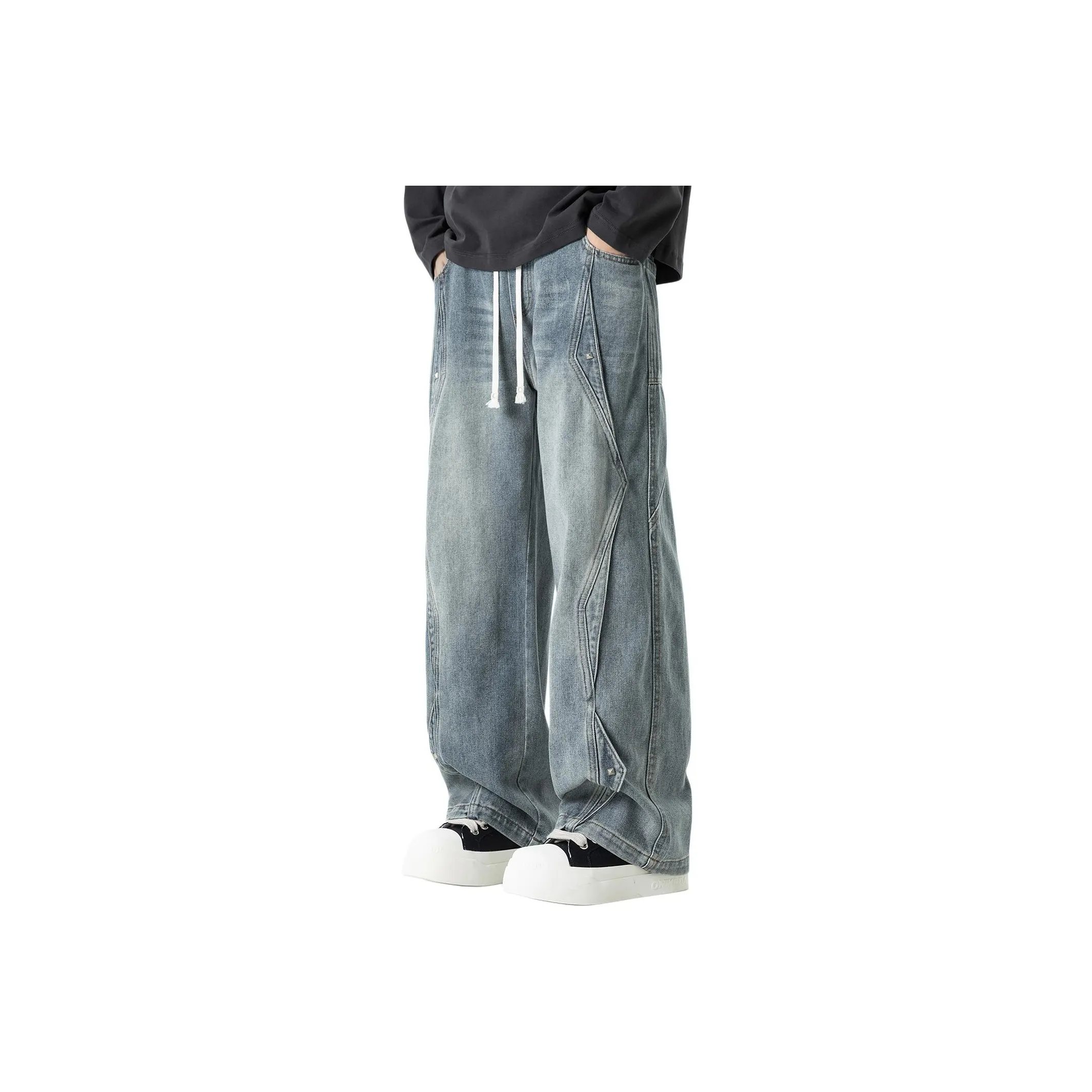 WOOD SOON Джинсы прямого кроя Мужской