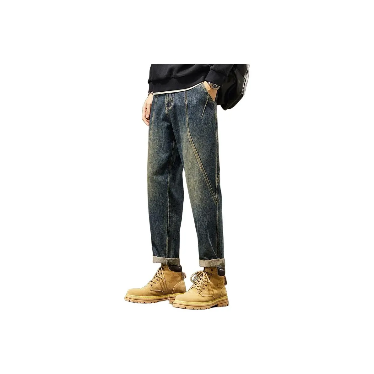 ROBINHOOD Винтажные синие унисекс джинсы