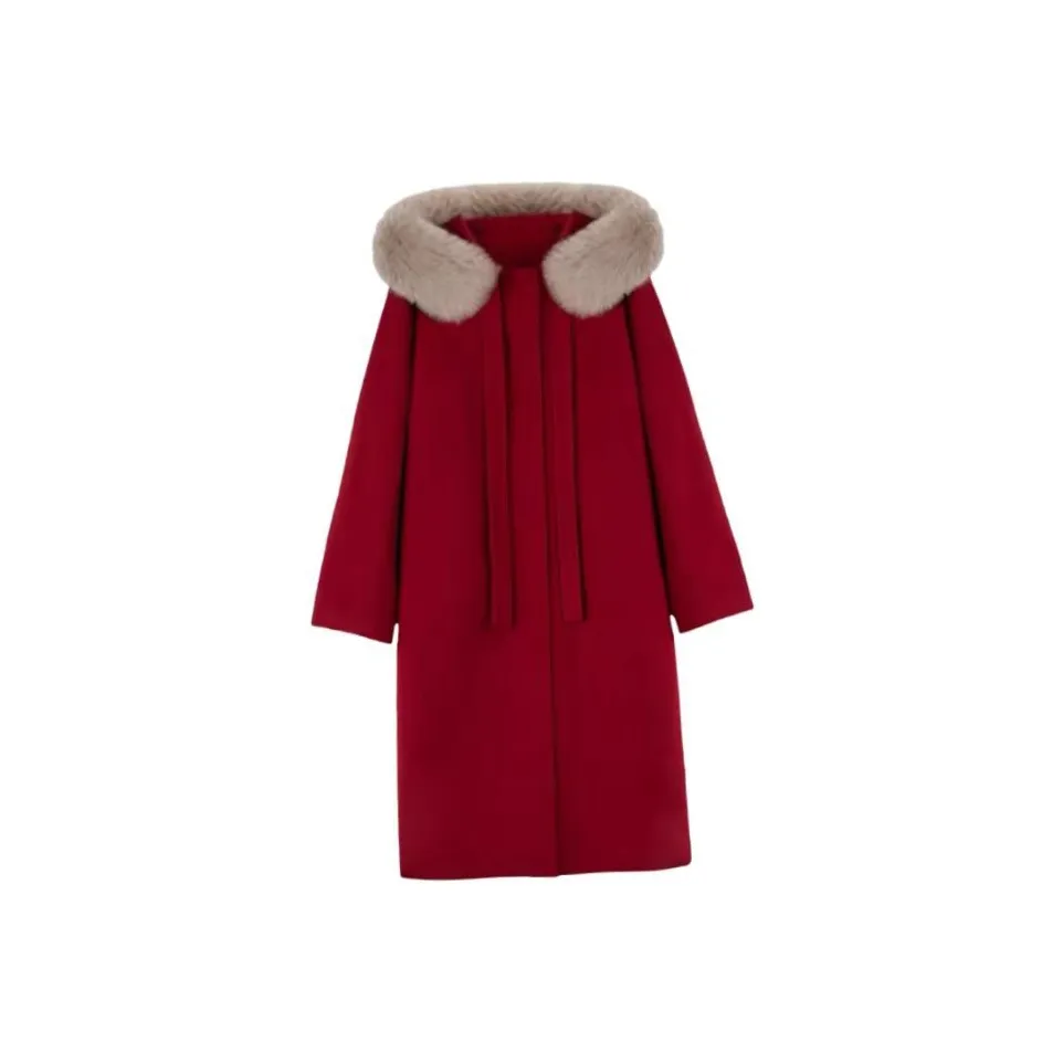 PUREIDOL Red Women's Coat PUREIDOL Красный Женский Пальто