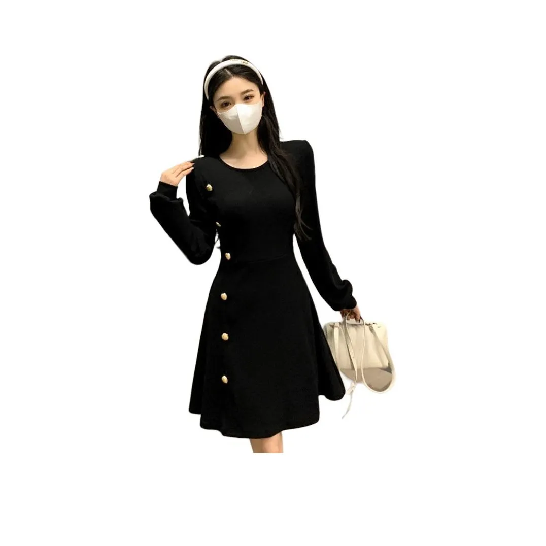 VINMUK Длинное платье с длинными рукавами женское