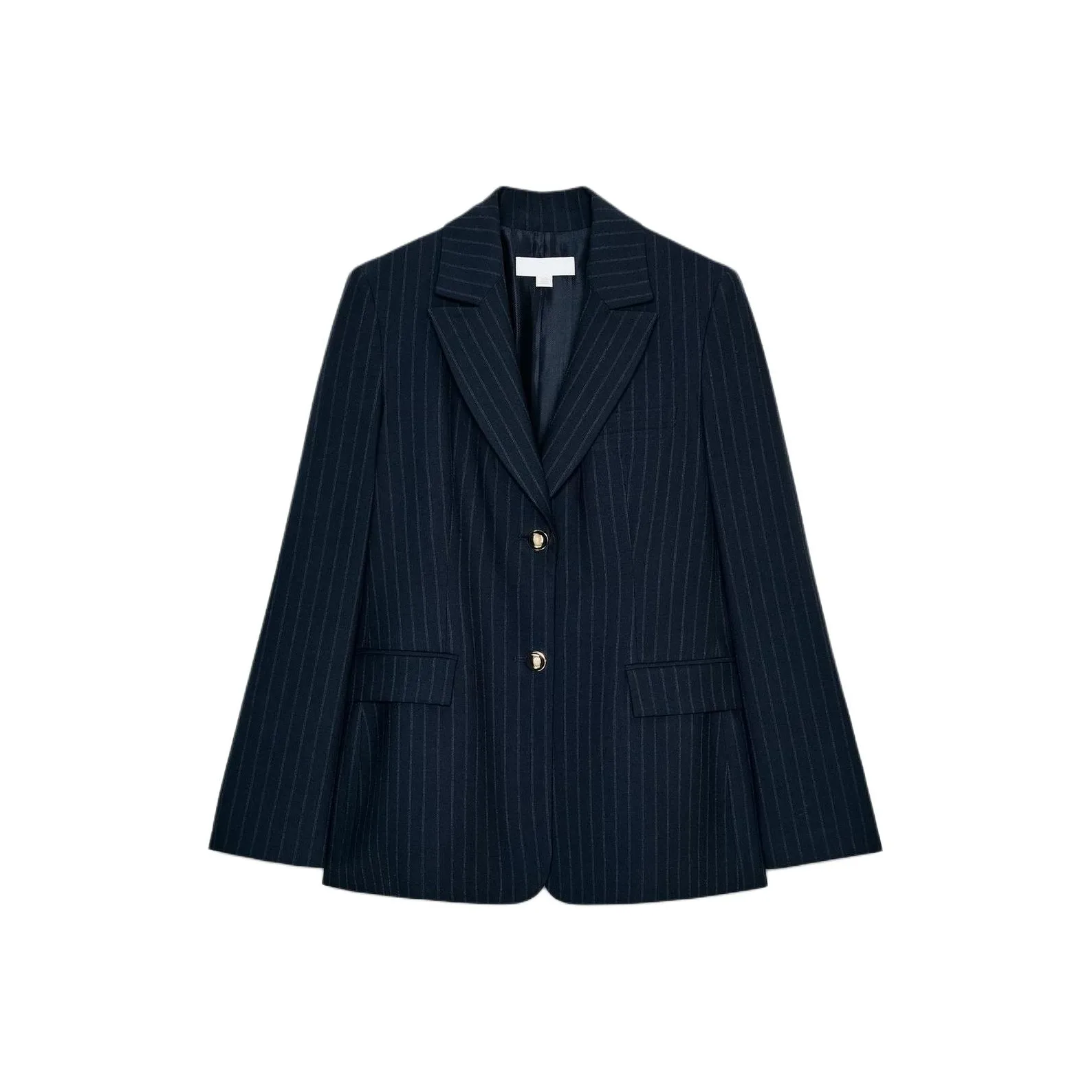 ZARA Collaboration Морской Синий Женские Бизнес-костюмы