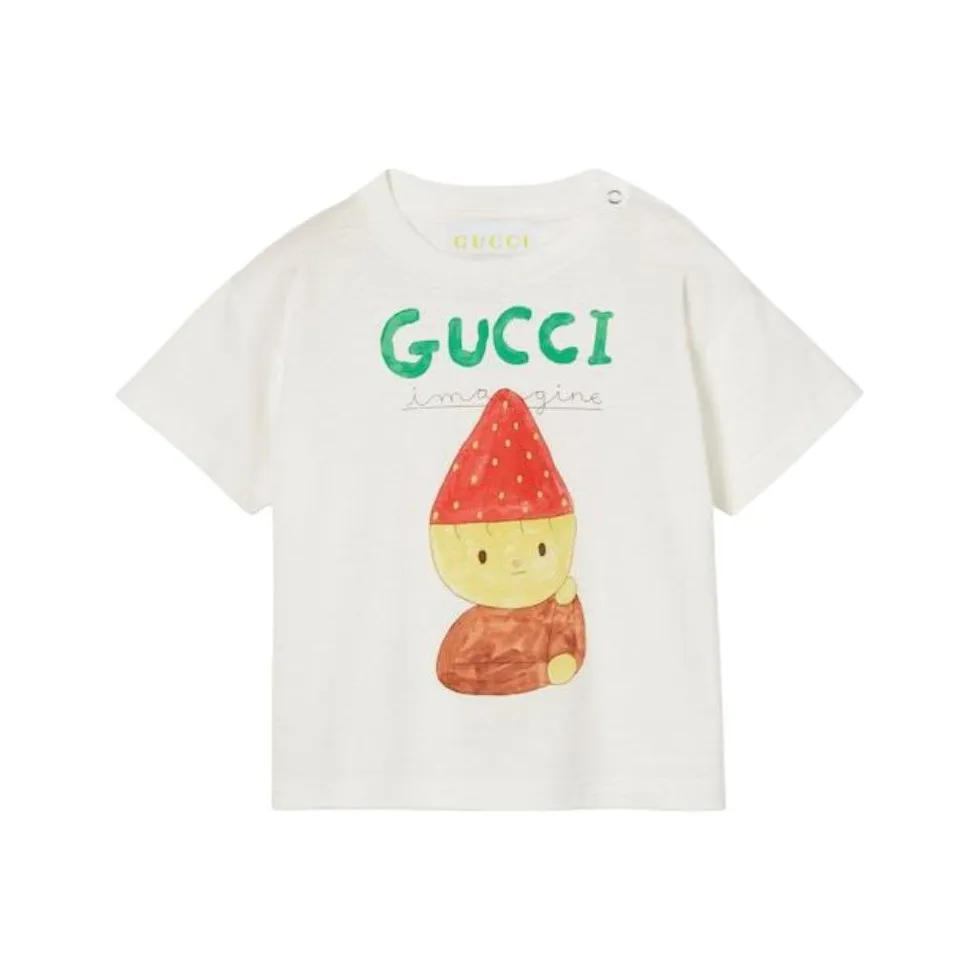 GUCCI T-рубашка SS25 Белый для малышей и детей младшего возраста