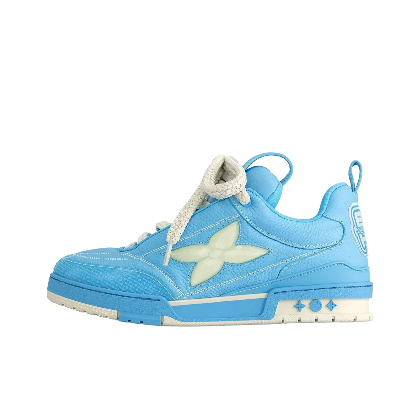 LOUIS VUITTON Skate Skateboard Shoes Men Low-Top Blue