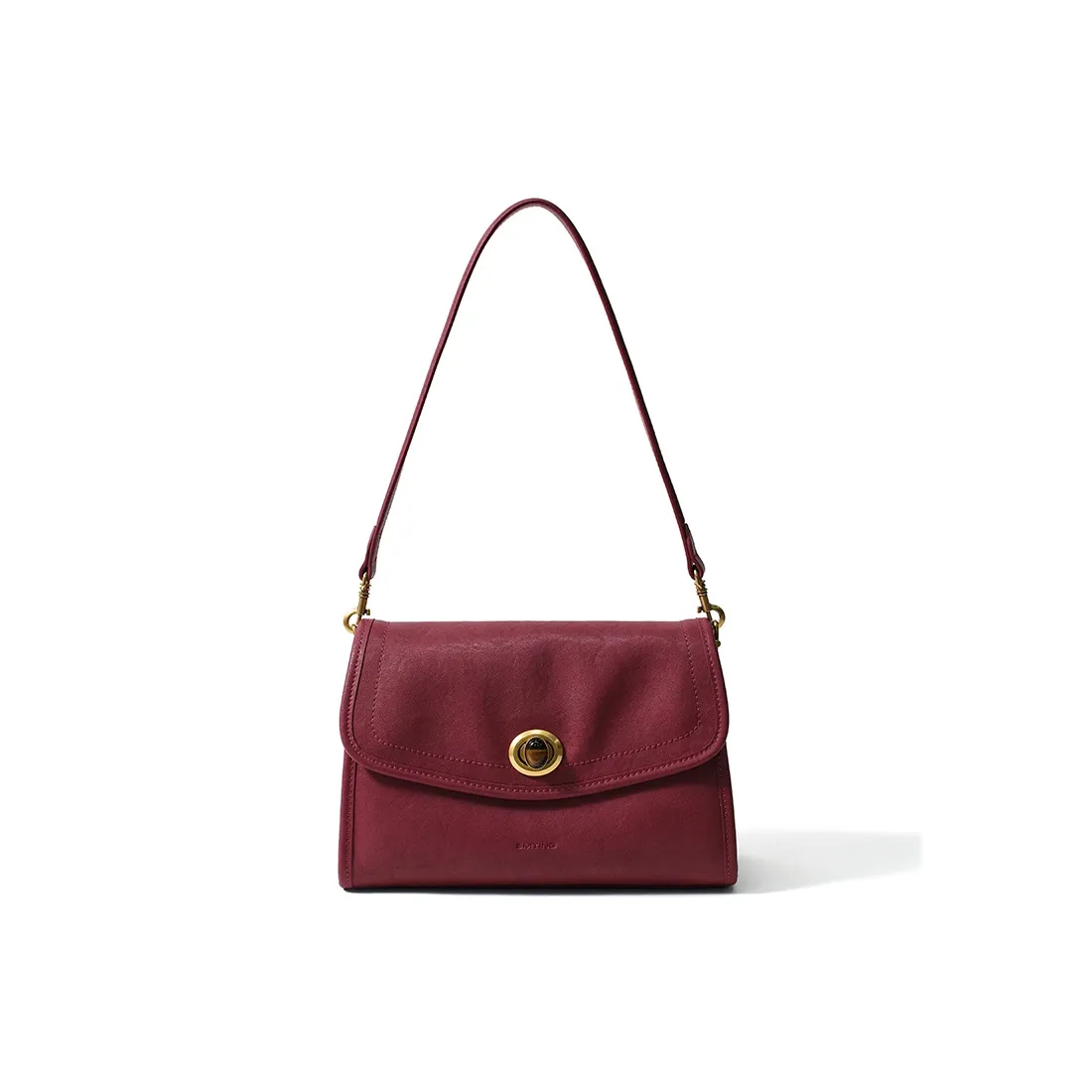 Simedin Коровья кожа Сумка через плечо Стандартная Женская Премиум Красный