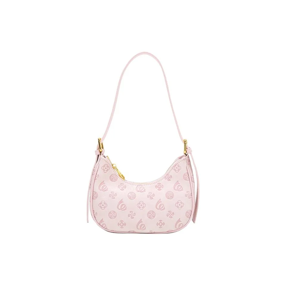 Carit Koty Полиуретан Синтетическая кожа Сумка через плечо Женская Розовая