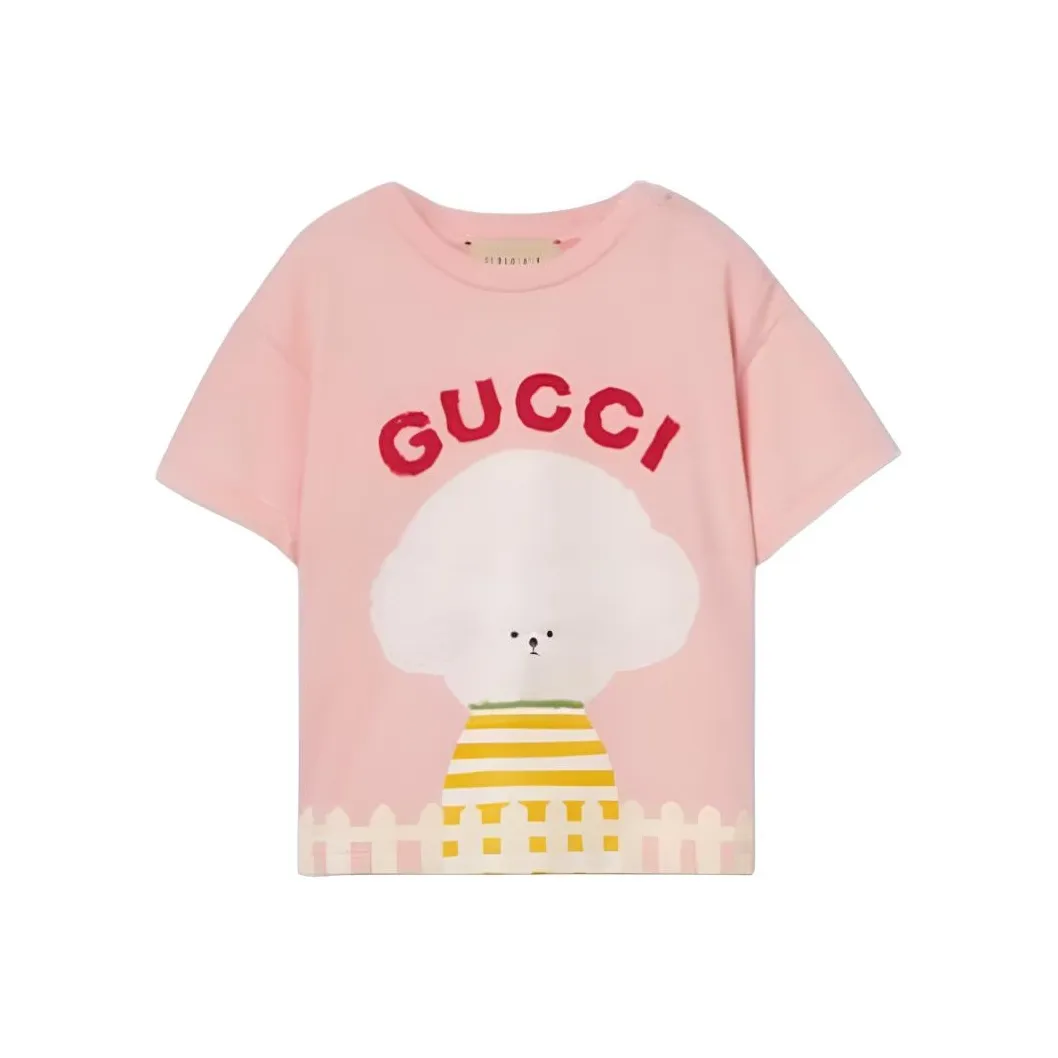 GUCCI T-рубашка розовая для малышей и детей дошкольного возраста