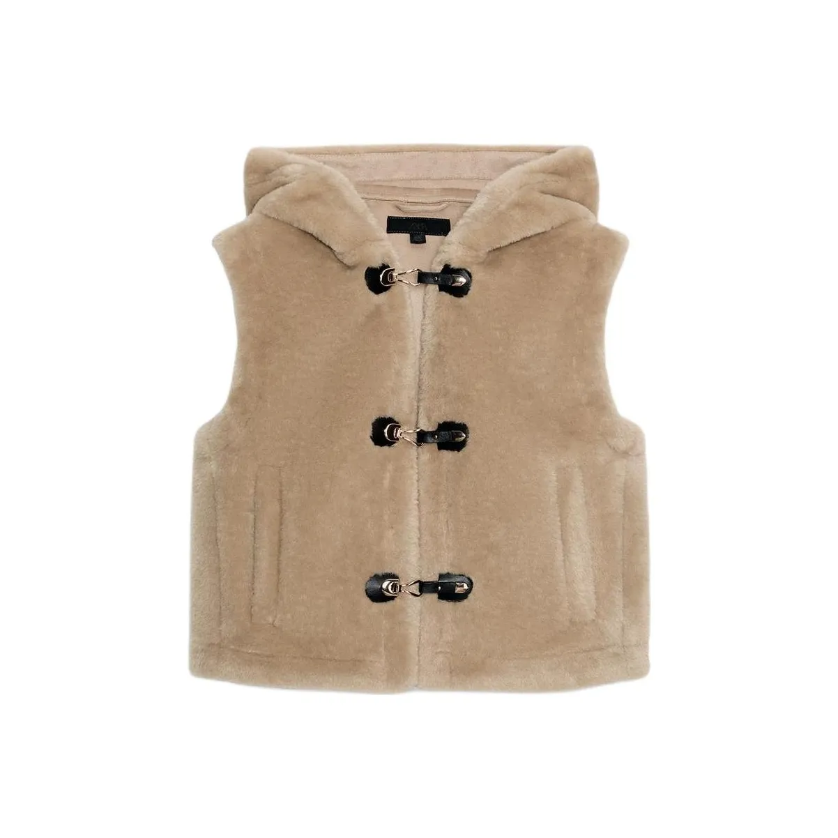 ZARA Коричневый Женский жилет