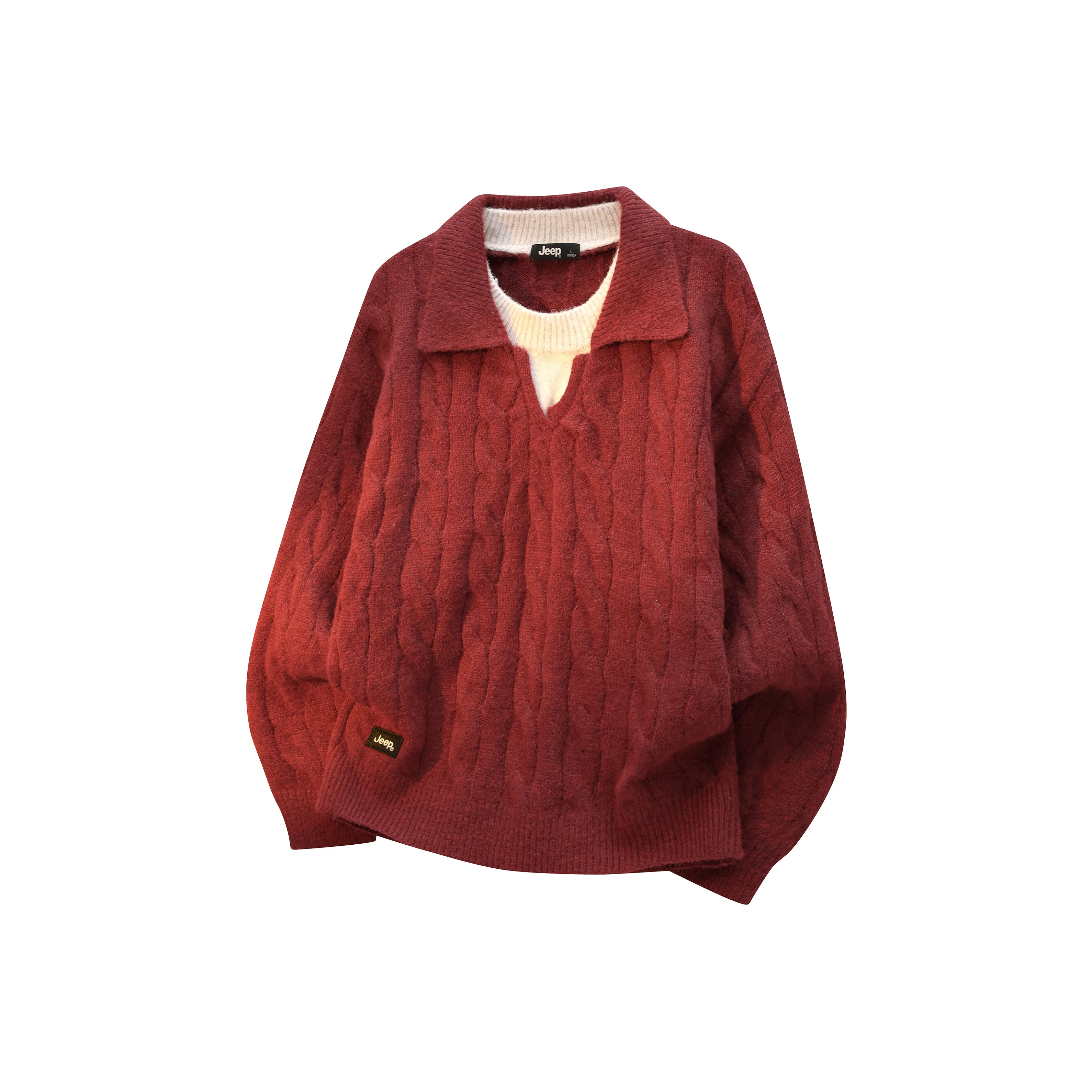 Jeep Red Unisex Свитеры