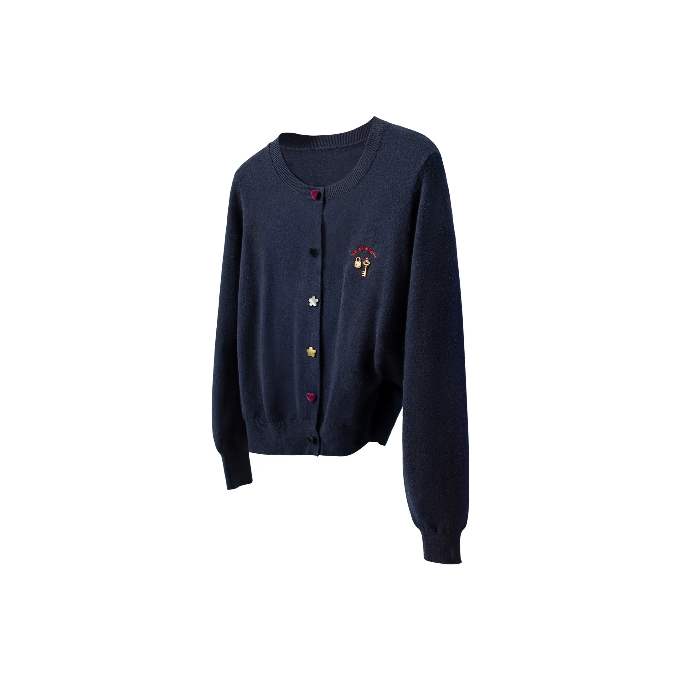 Cypress House Темно-синий Синий Женский Трикотаж