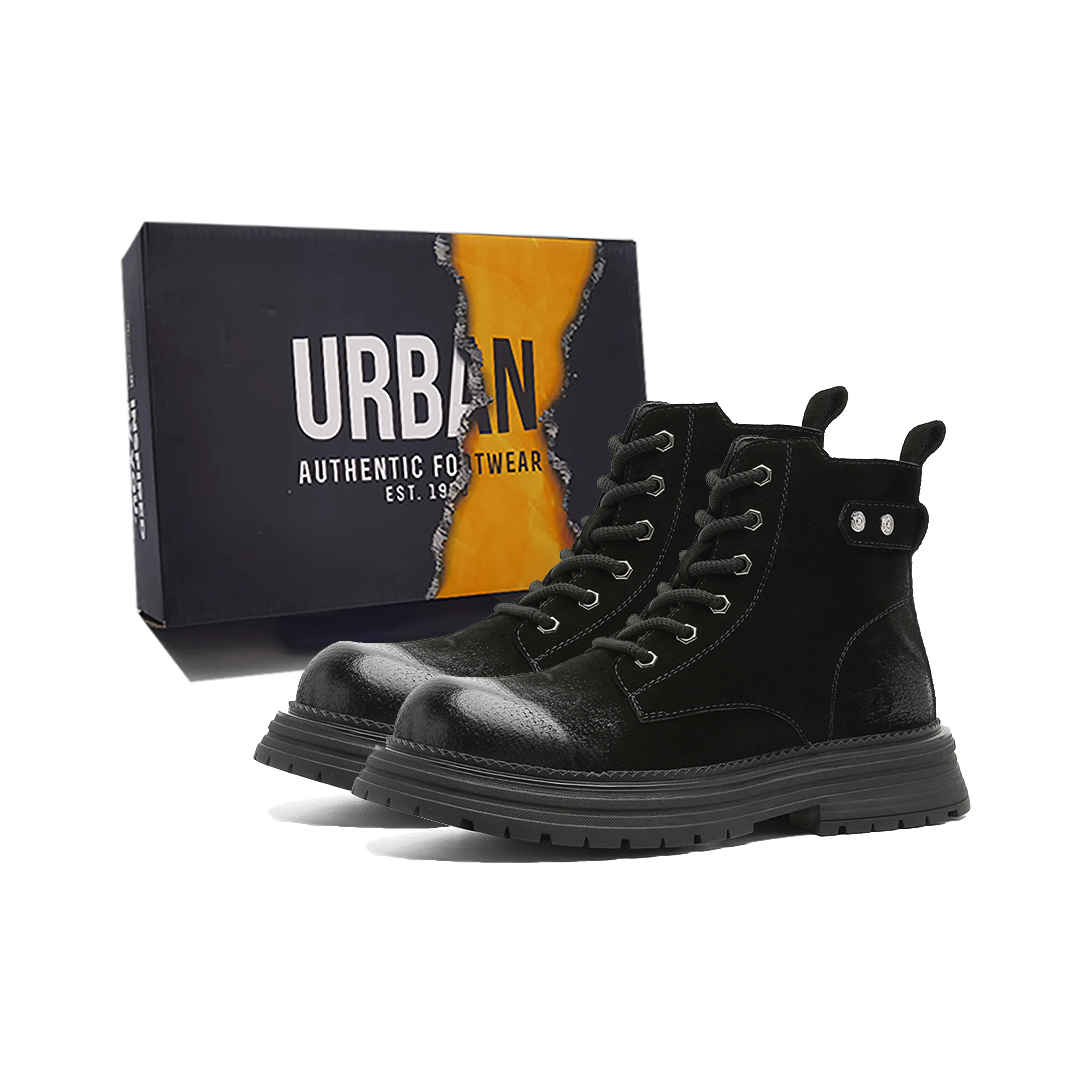 URBAN AUTHENTIC Носки Crew Martin Boot Средний каблук Мужской