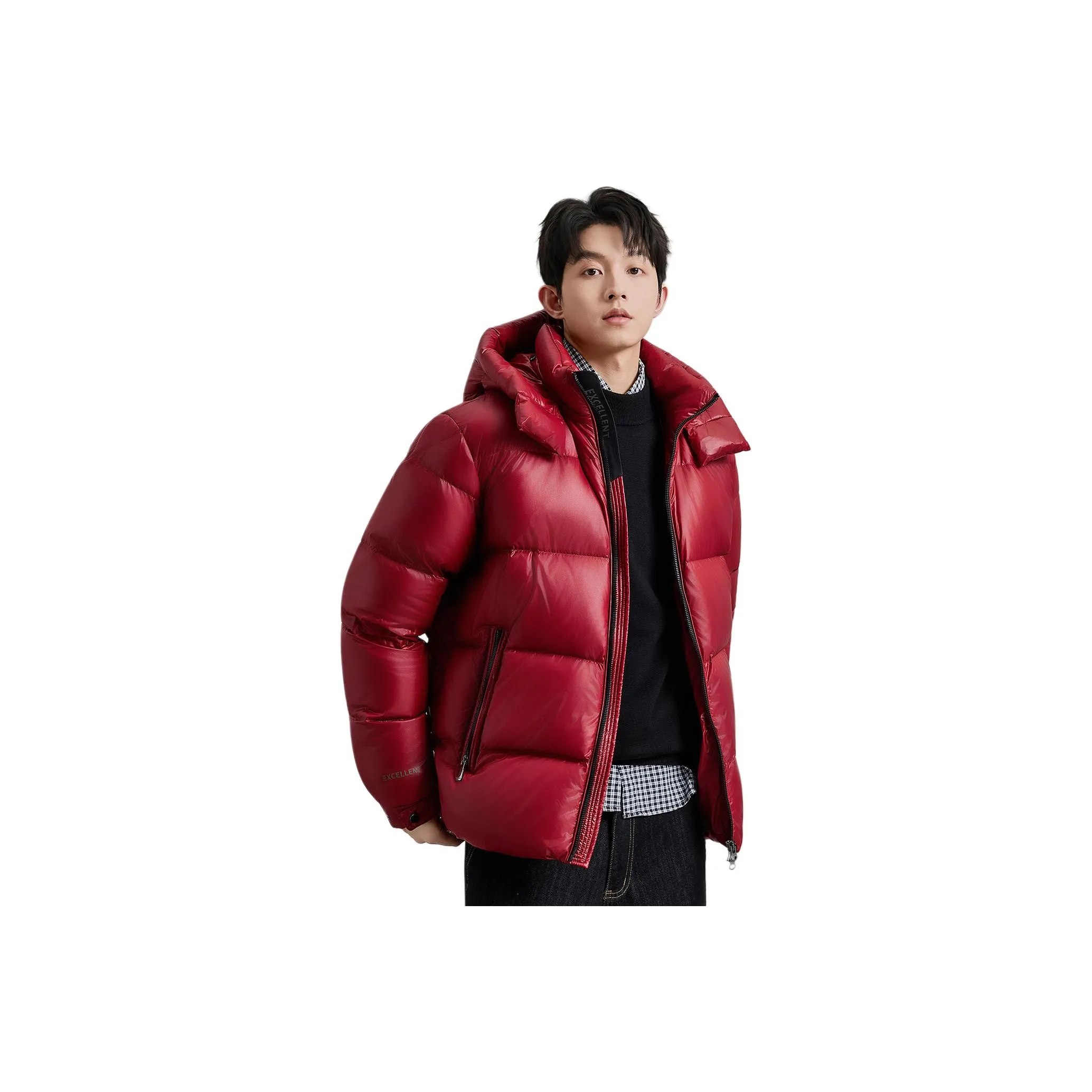 FAIRWHALE Красный Унисекс Пуховики