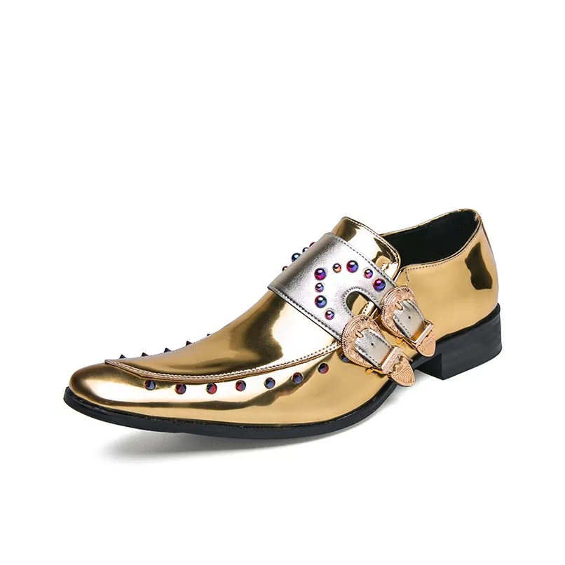 QDML Повседневные кожаные туфли унисекс