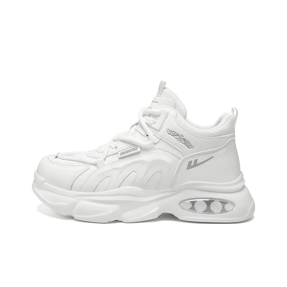 Warrior визуально увеличивает рост устойчивые к истиранию высокие топы кроссовки с толстой подошвой мужские