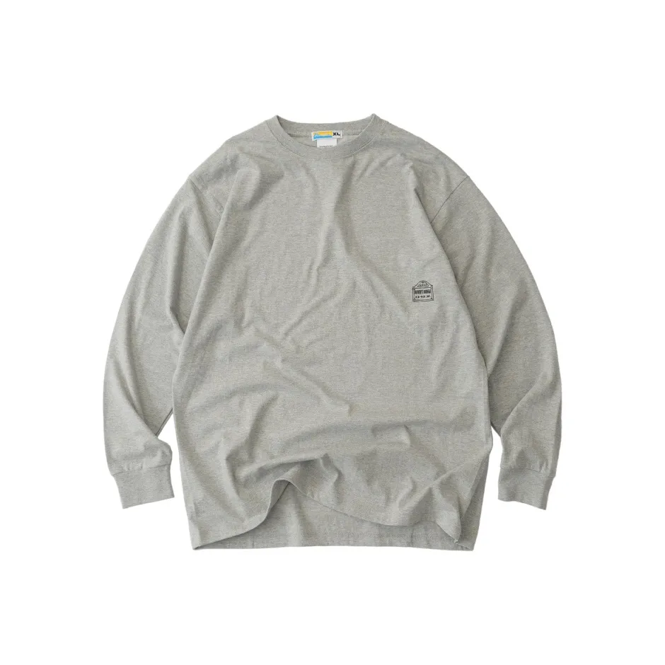 HAVENYARD Базовая Длинная Рубашка с Длинными Рукавами Унисекс