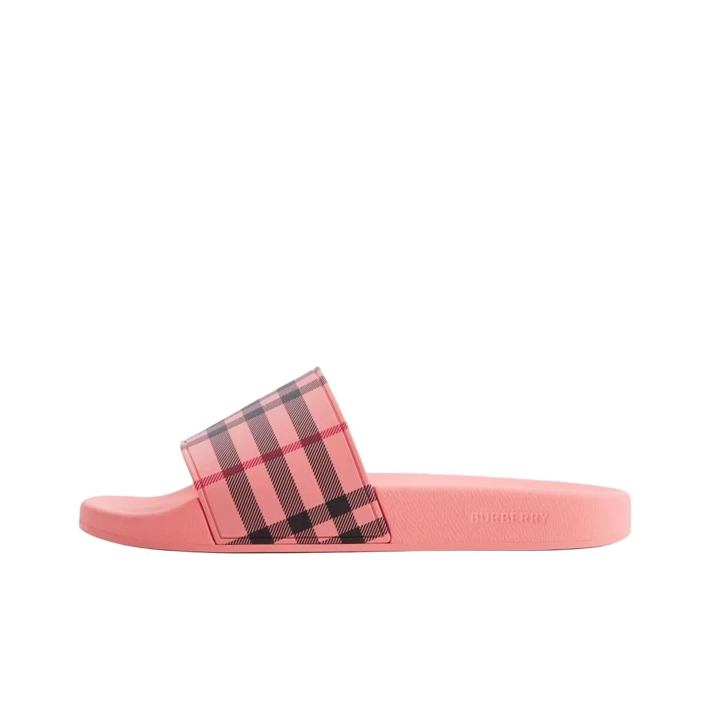 Burberry Slide Slippers Women's Pink
