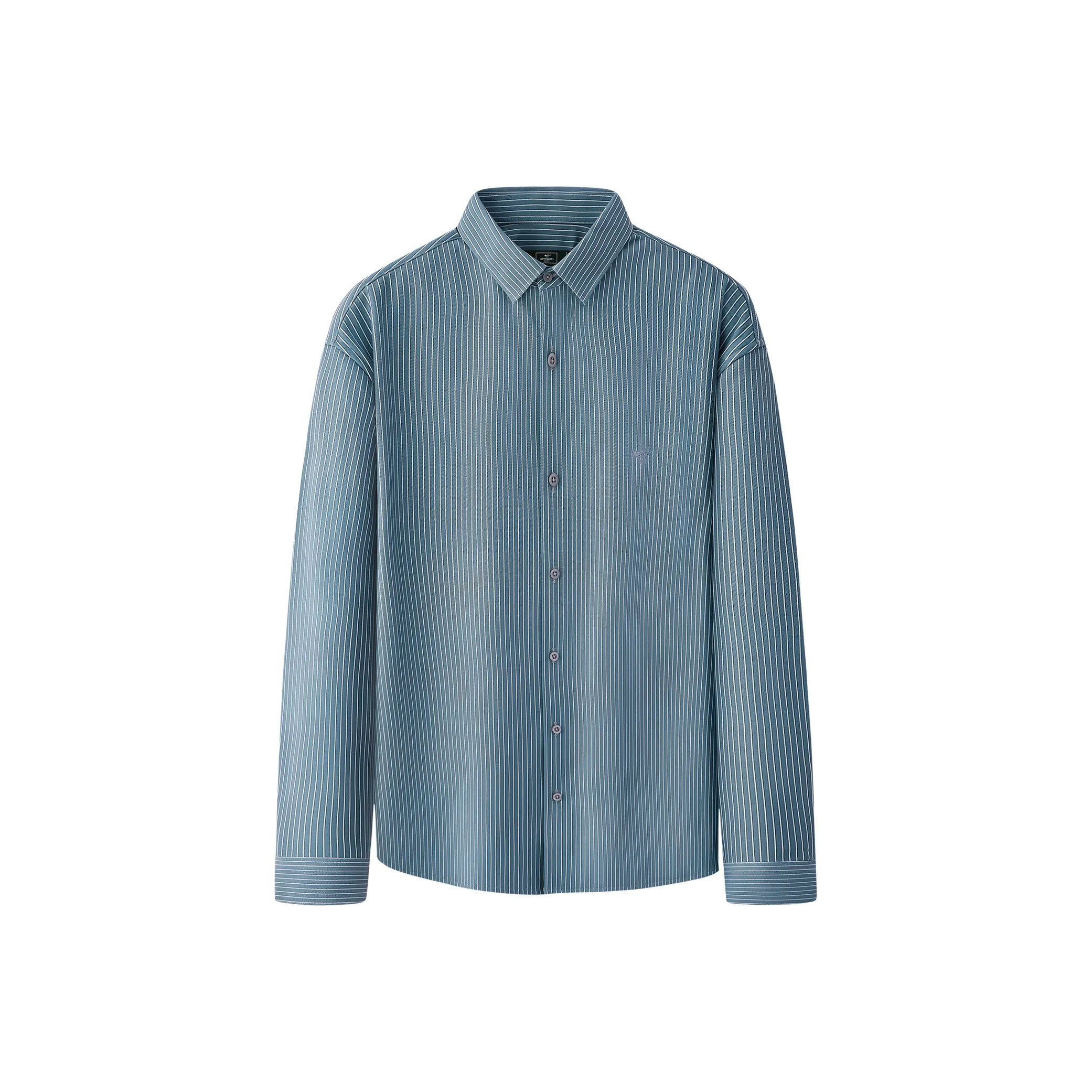 SEPTWOLVES Синий Серый 009 Мужская Рубашка