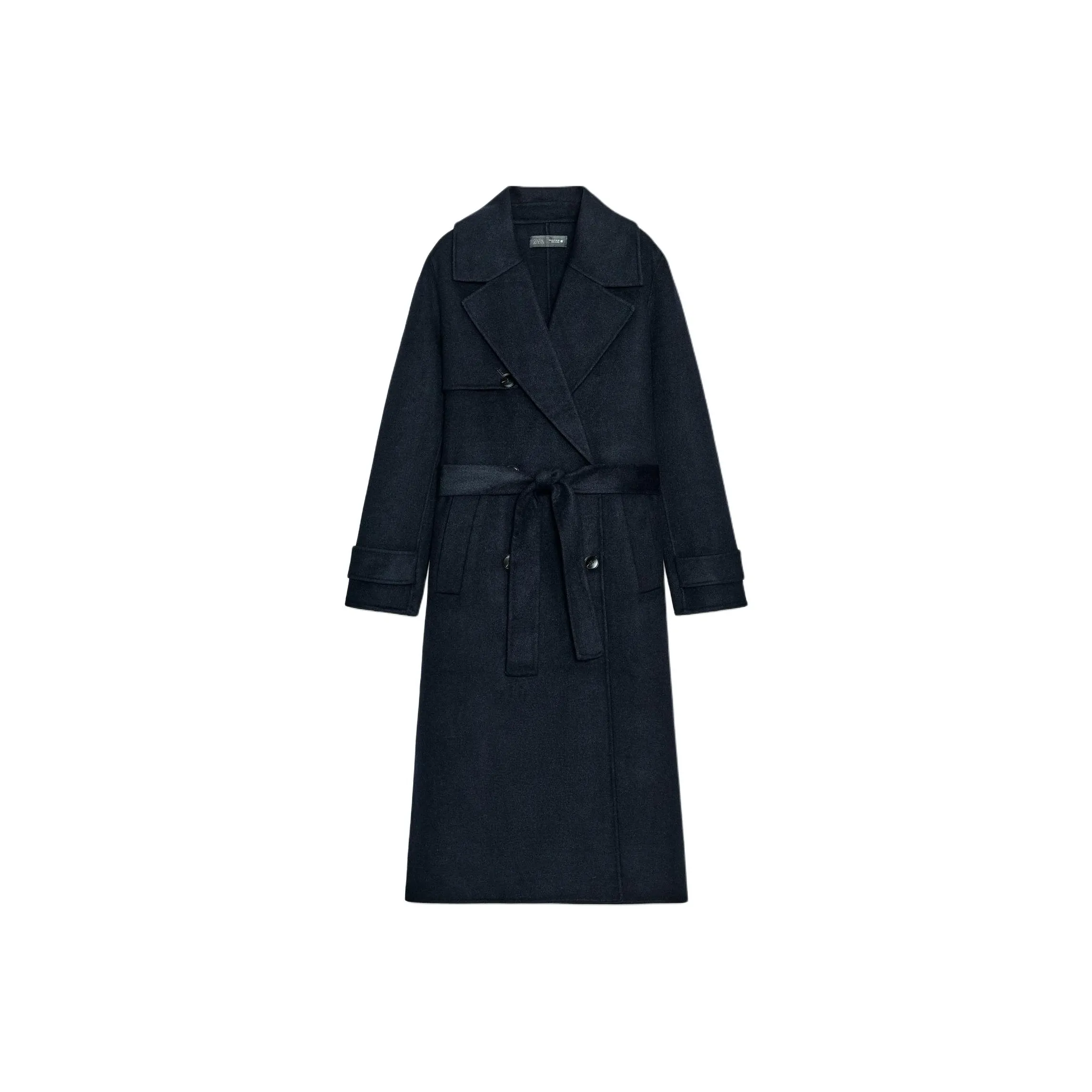 ZARA Морской синий Женское пальто