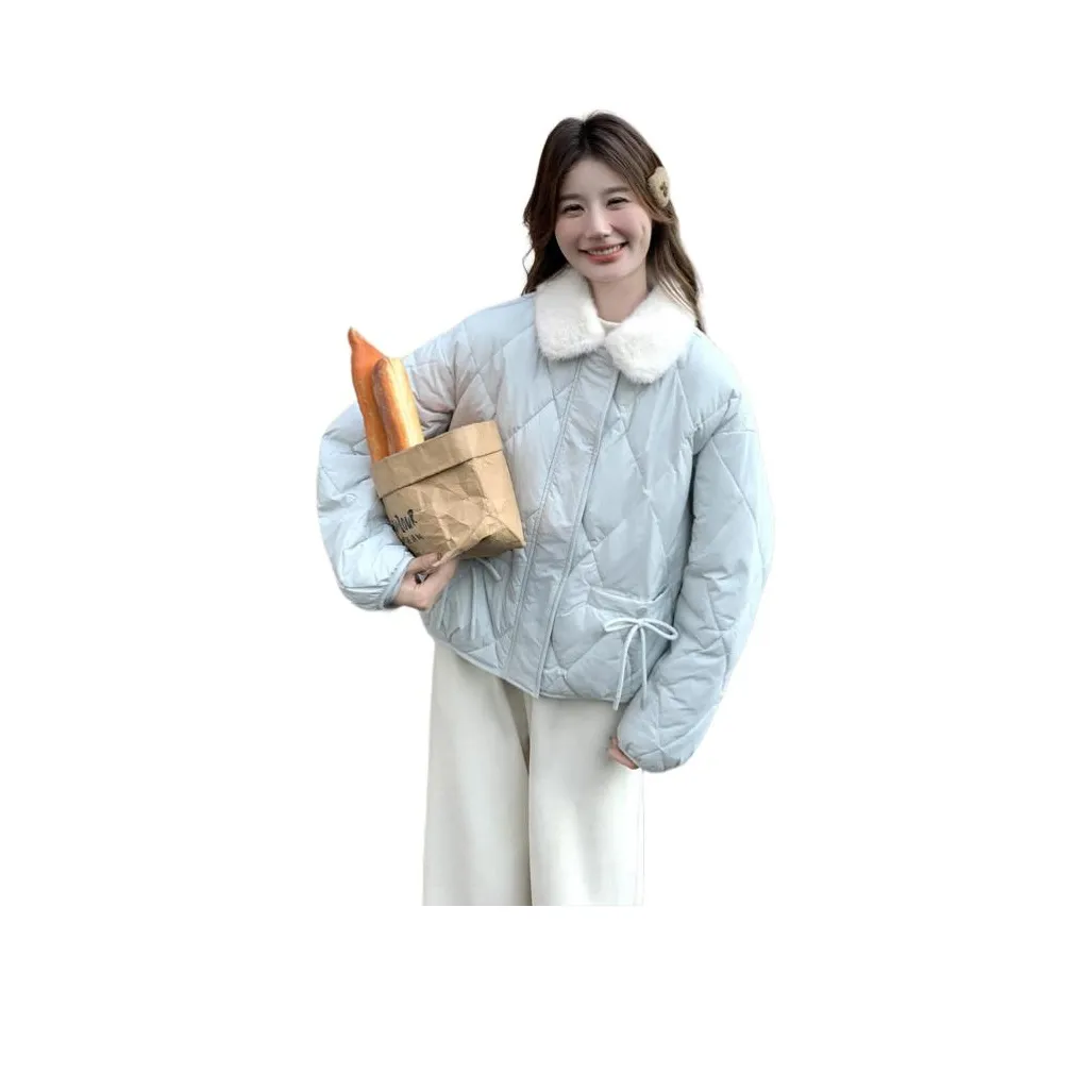 Dippanis Светло-синий Женский пуховик