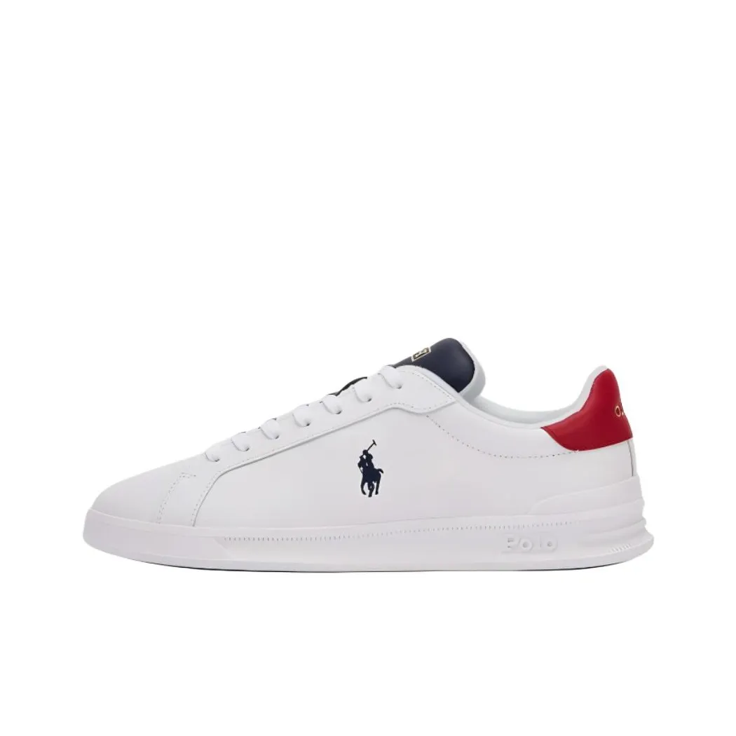Polo Ralph Lauren Court Skateboard Shoes Men Low-Top White