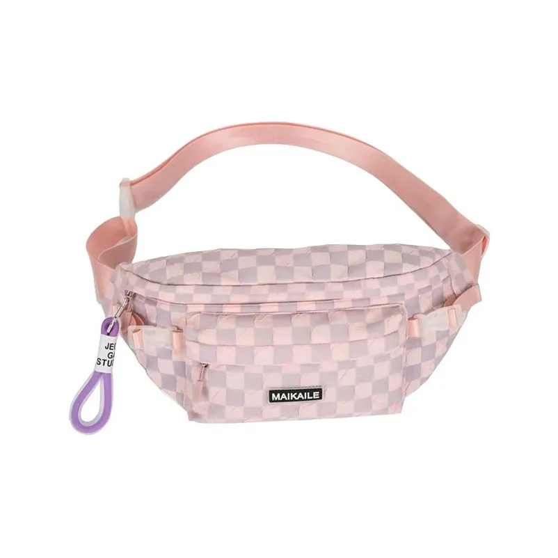 OURFUN Нейлоновая сумка через плечо стандартная унисекс светлый серый черный цвет лотоса неоново-зеленый