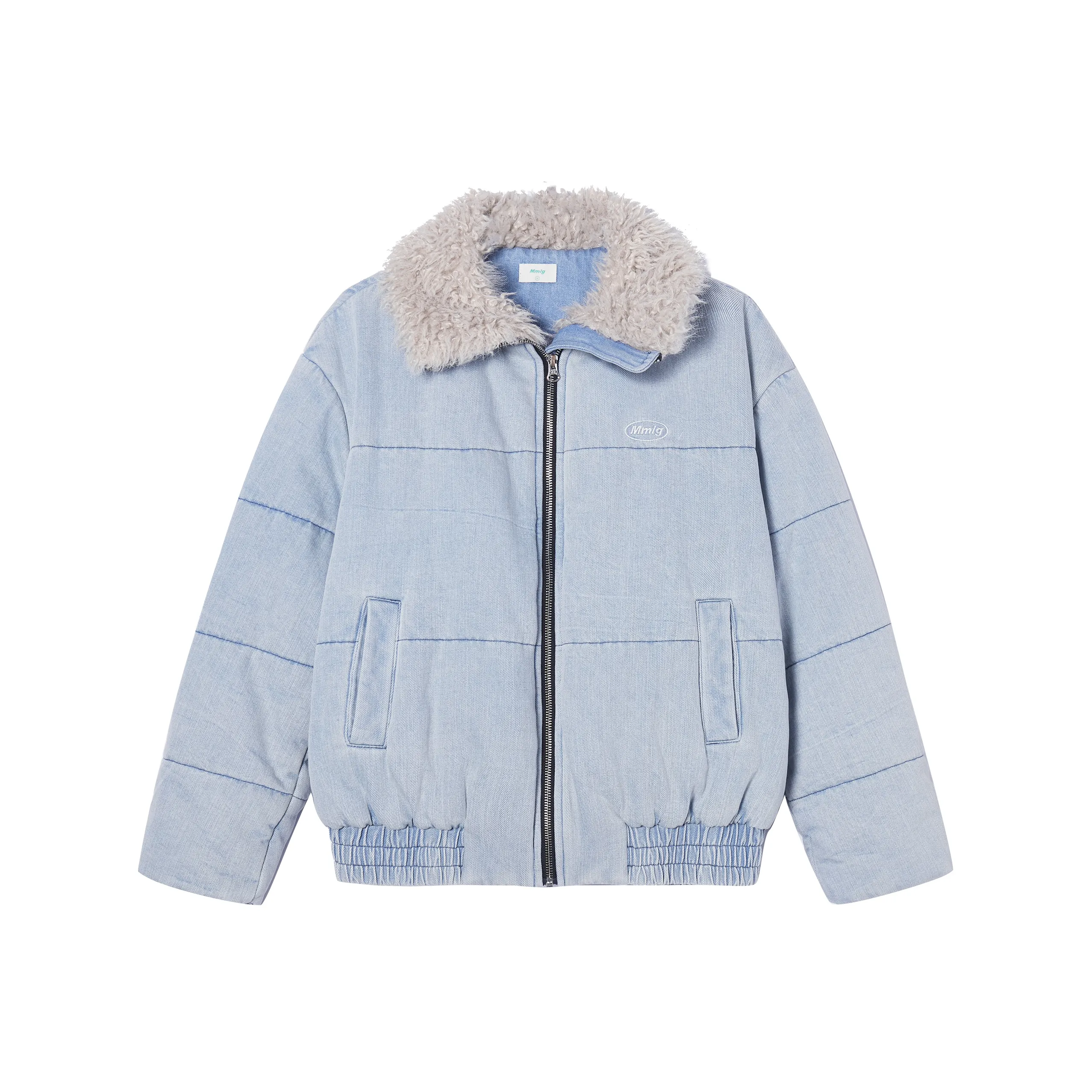 MMLG Джинсовая Светло-Синяя Женская Куртка