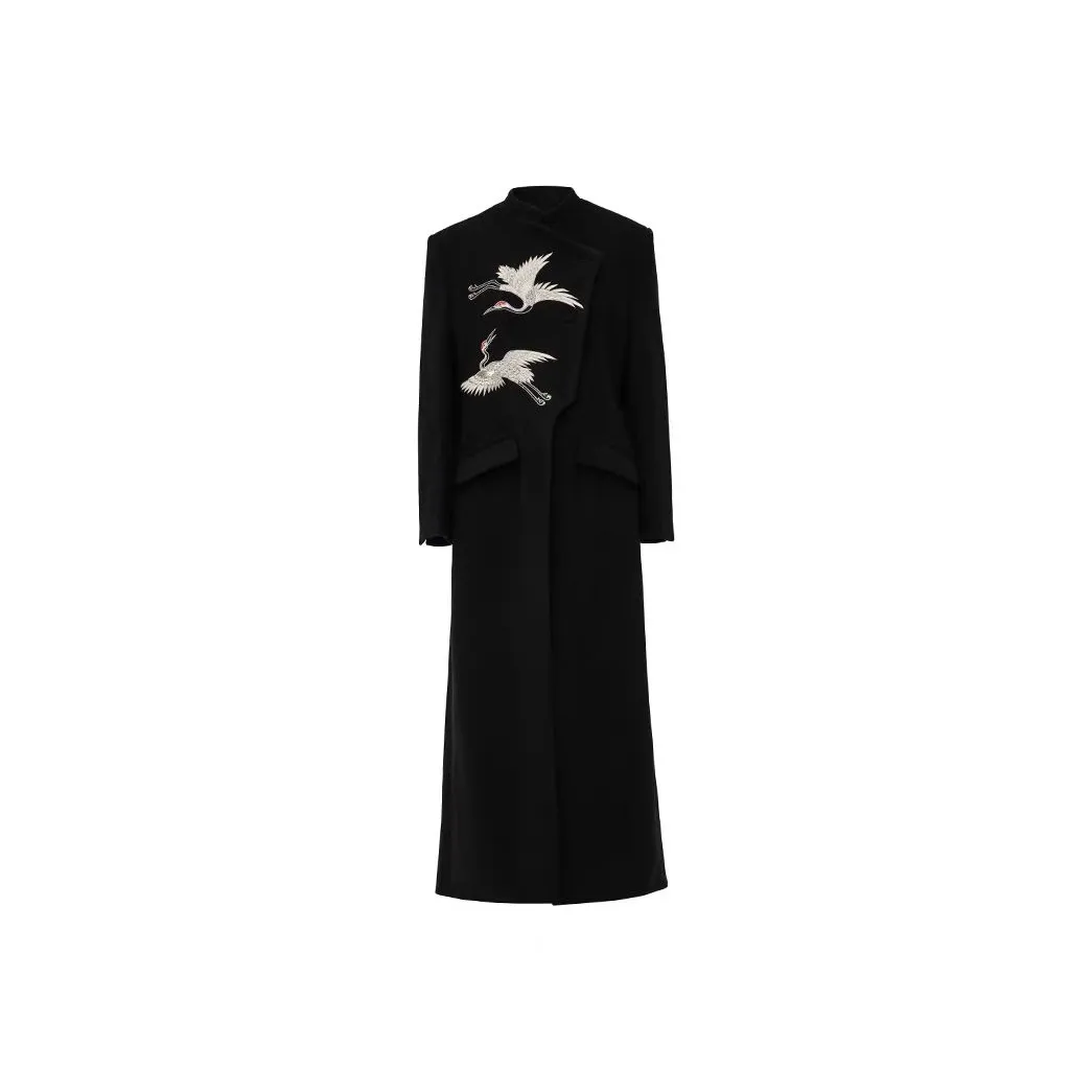 Zomuros Черное Унисекс Пальто