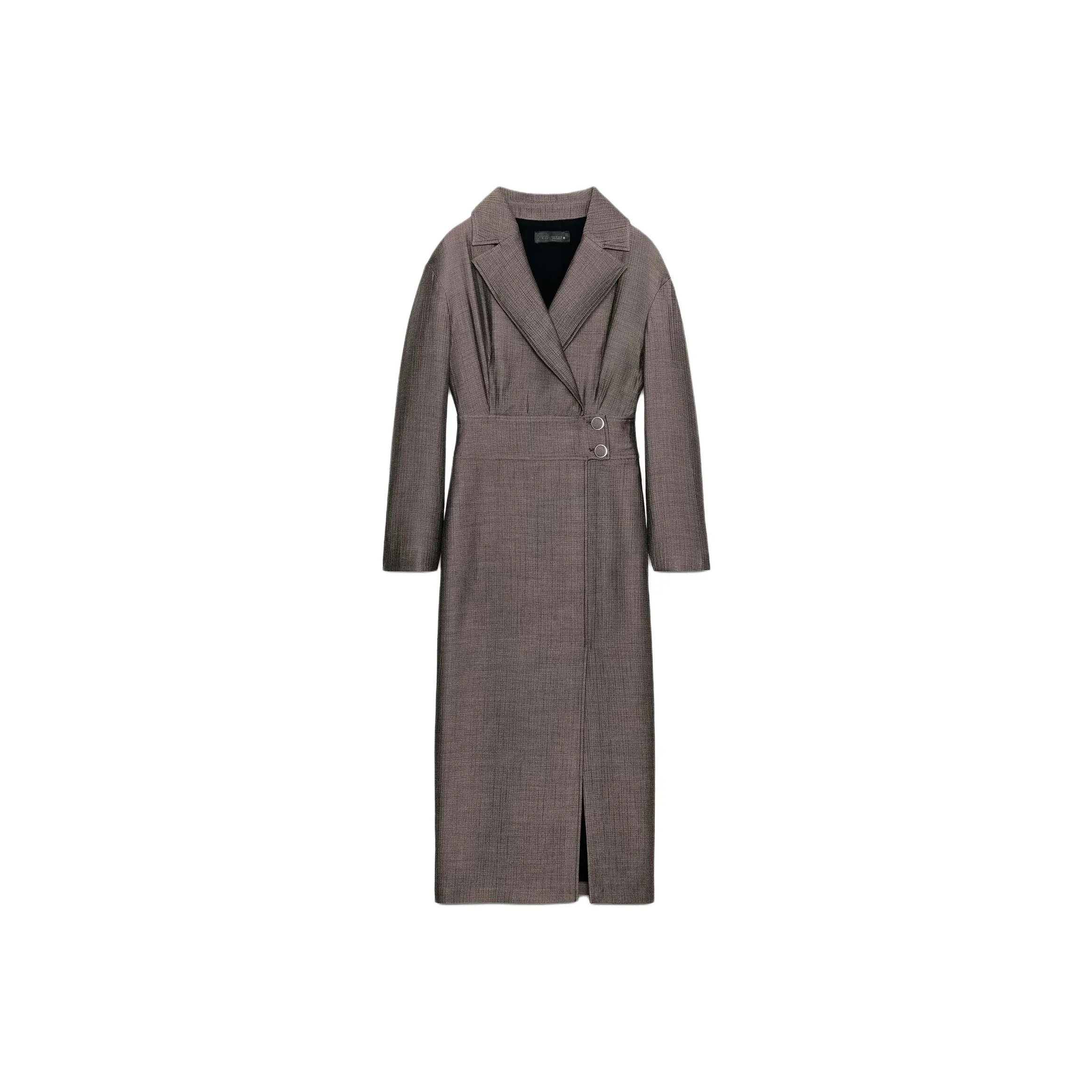 ZARA Длинное платье с длинными рукавами женское