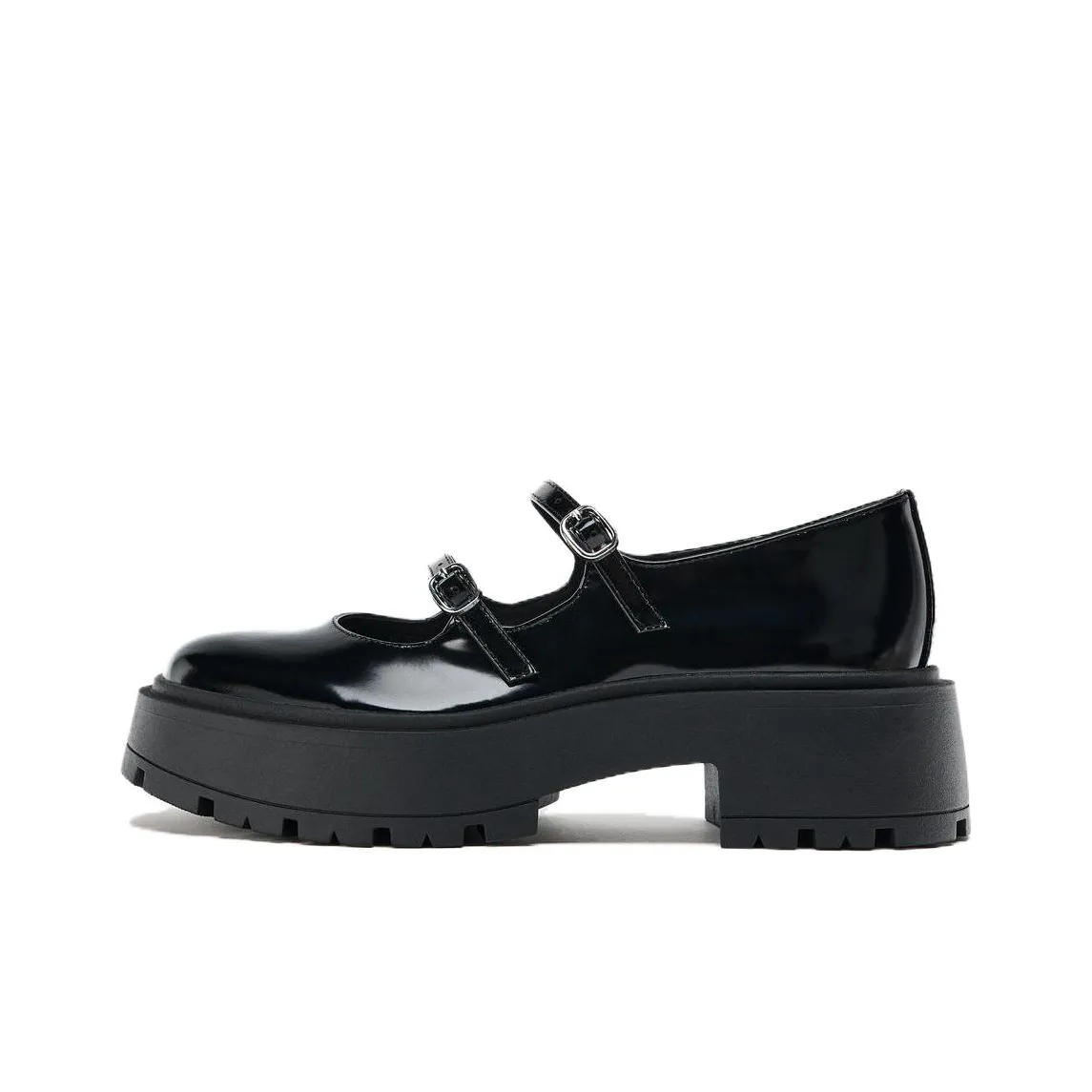 ZARA Платформа Mary Jane Shoes 7cm Женские Черные