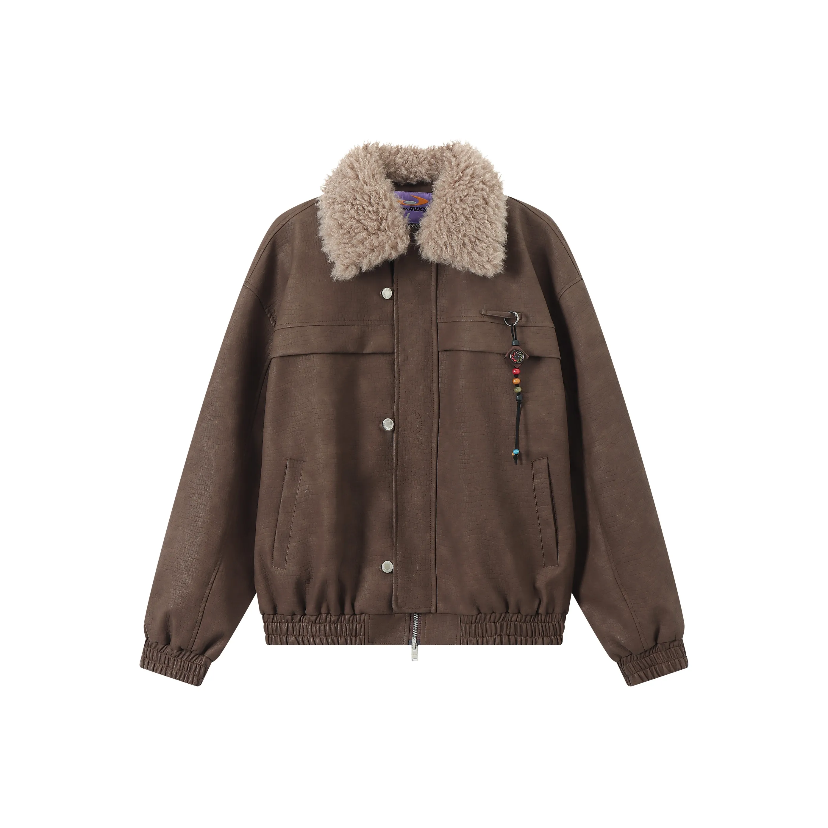 NewJnxs Song of The Wanderer Кожаная куртка унисекс