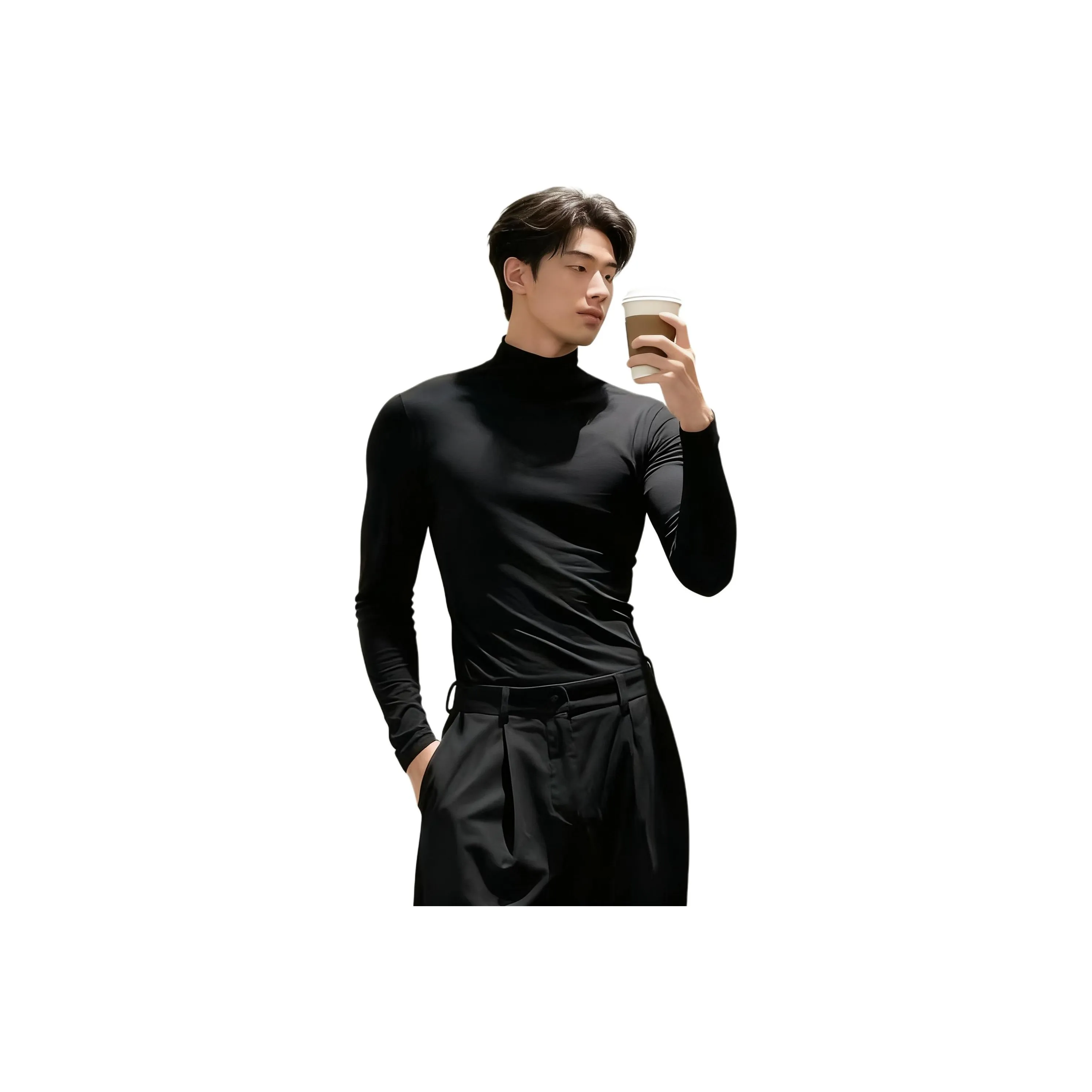 City Hipster Черный Унисекс T-рубашки