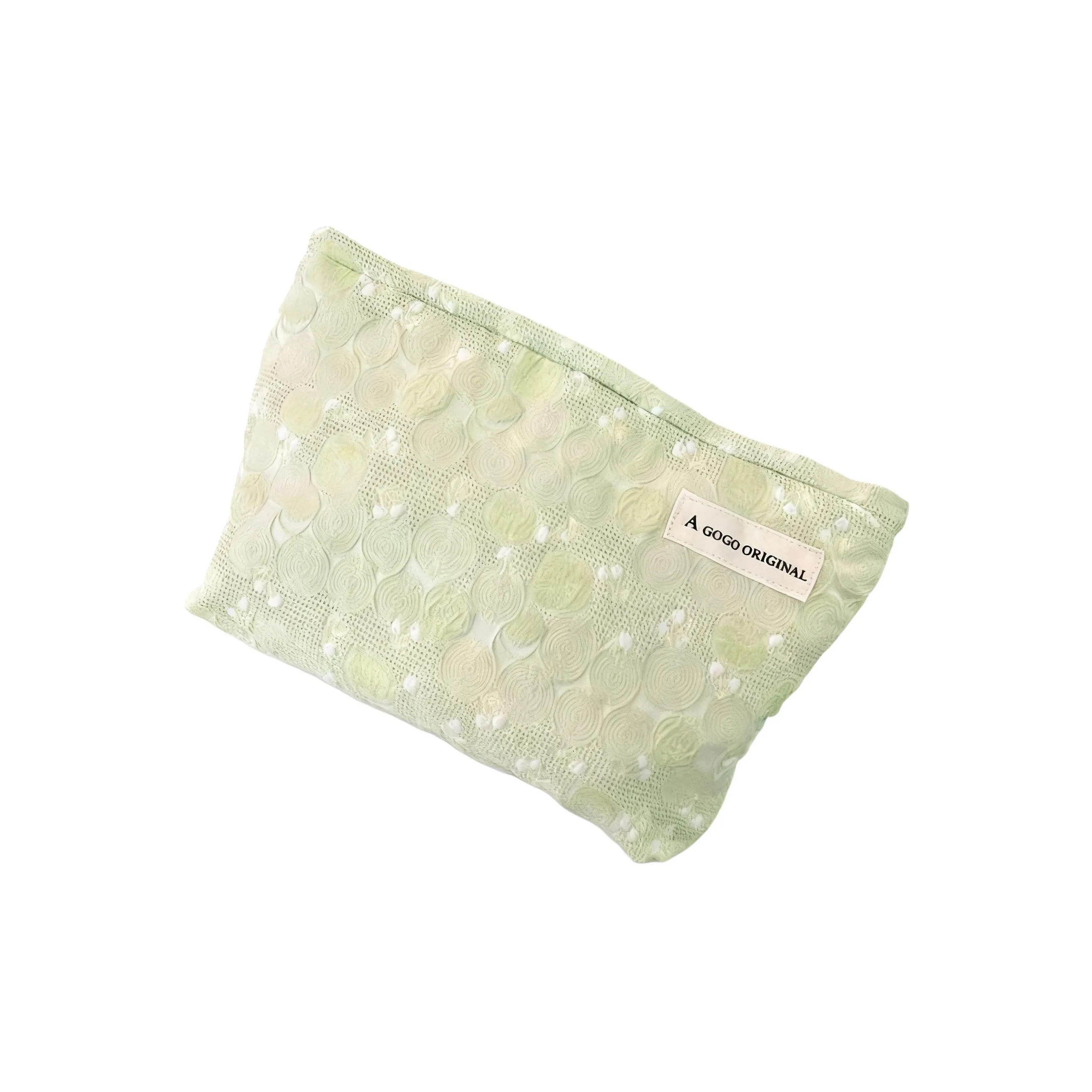 Stubborn Цветочный Makeup Bag Элегантность Жаккард Холстовый Мешок для хранения Винтаж Изящный Клатч Портативный Пылезащитный Чехол